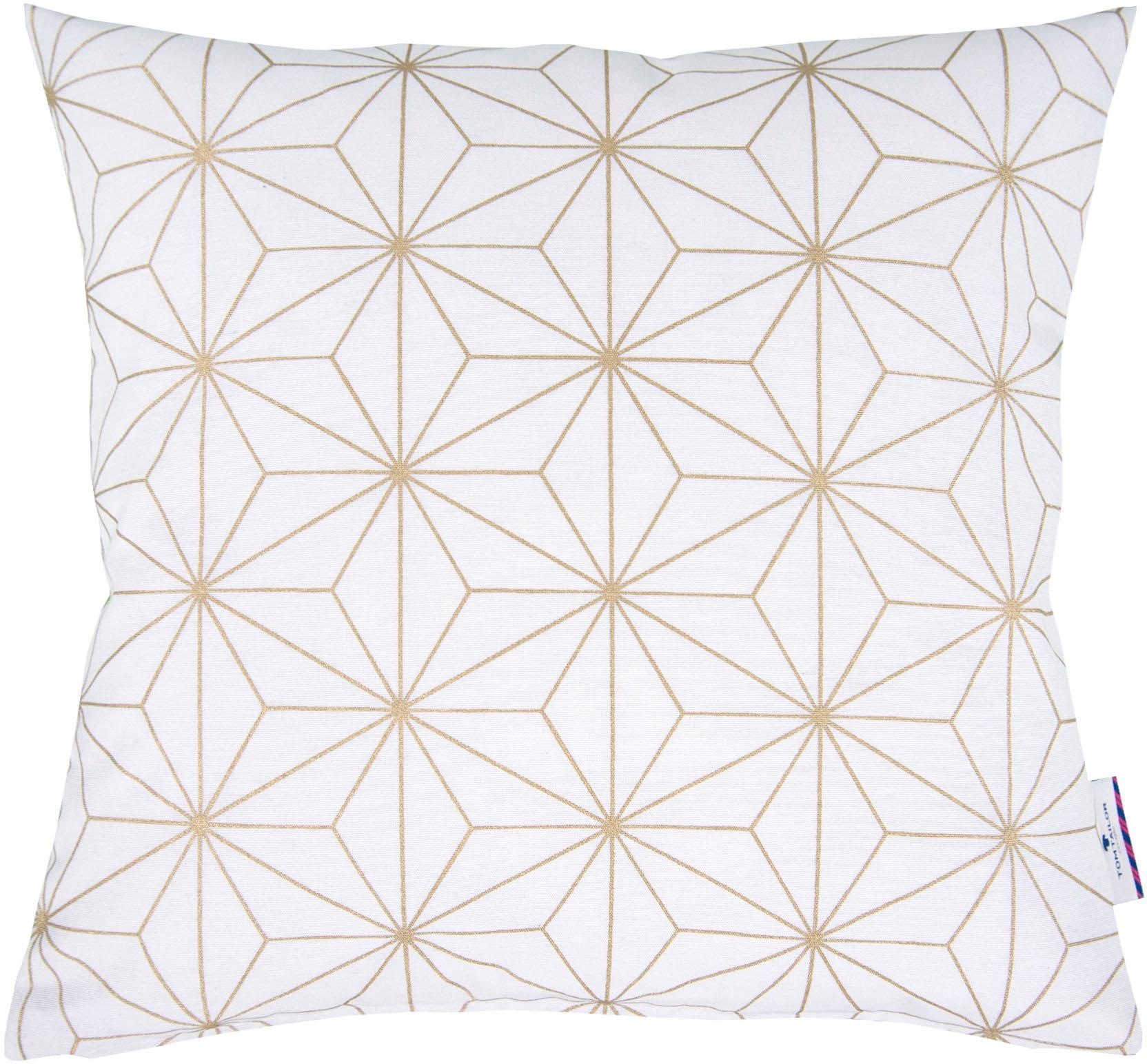 TOM TAILOR HOME Dekokissen "GOLDEN CHRYSTALS" Kissenhülle ohne Füllung, 1 S günstig online kaufen