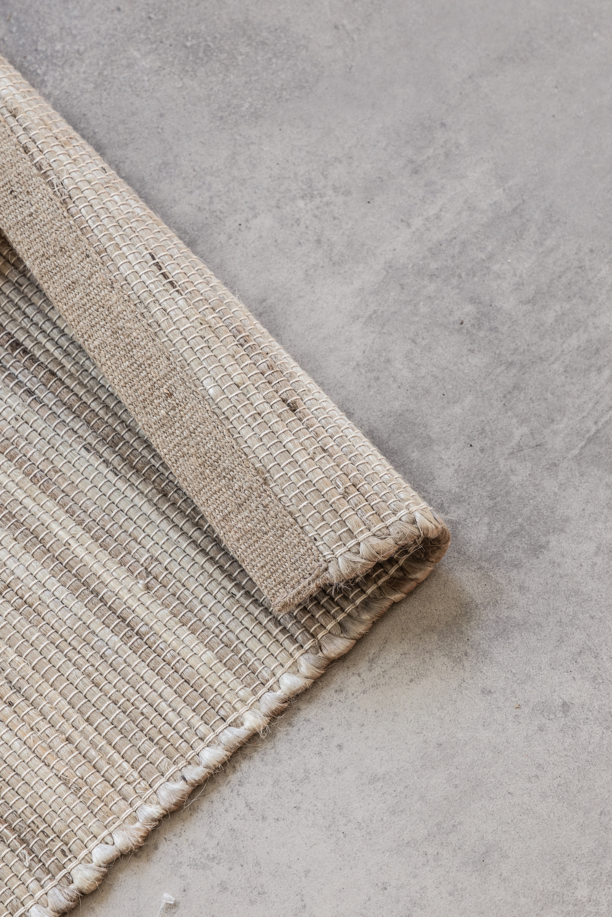 HANSE Home Teppich »Dhaka Juteteppich«, rechteckig, 5 mm Höhe, Läufer, handgewebt, Jute, Wolle, Natur, Wohnzimmer, Flur, Klassisch