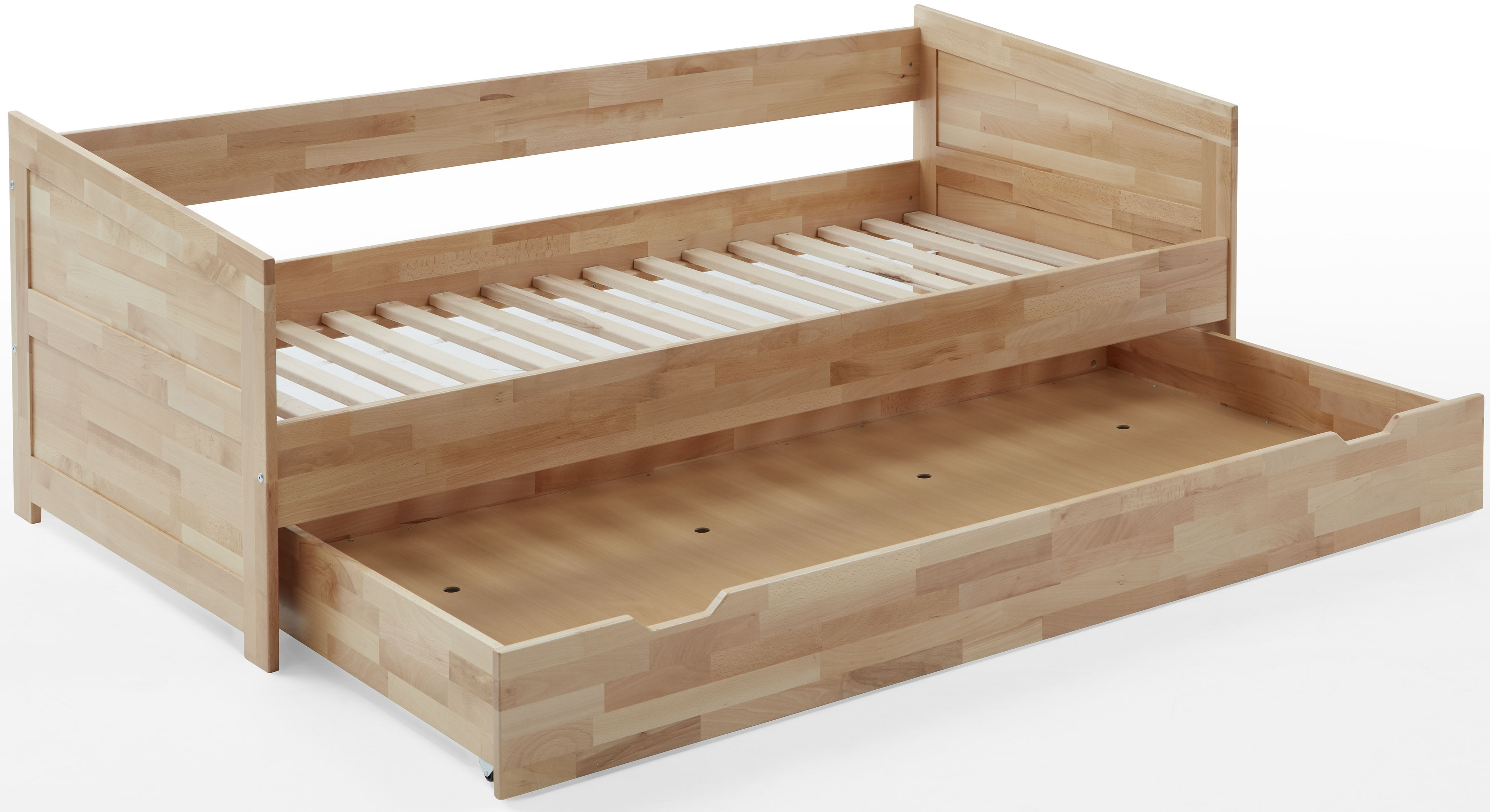 Thumbnail - Relita Funktionsbett "Funktionsbett Nina", Funktionsbett mit Bettschublade, Buche massiv lackiert