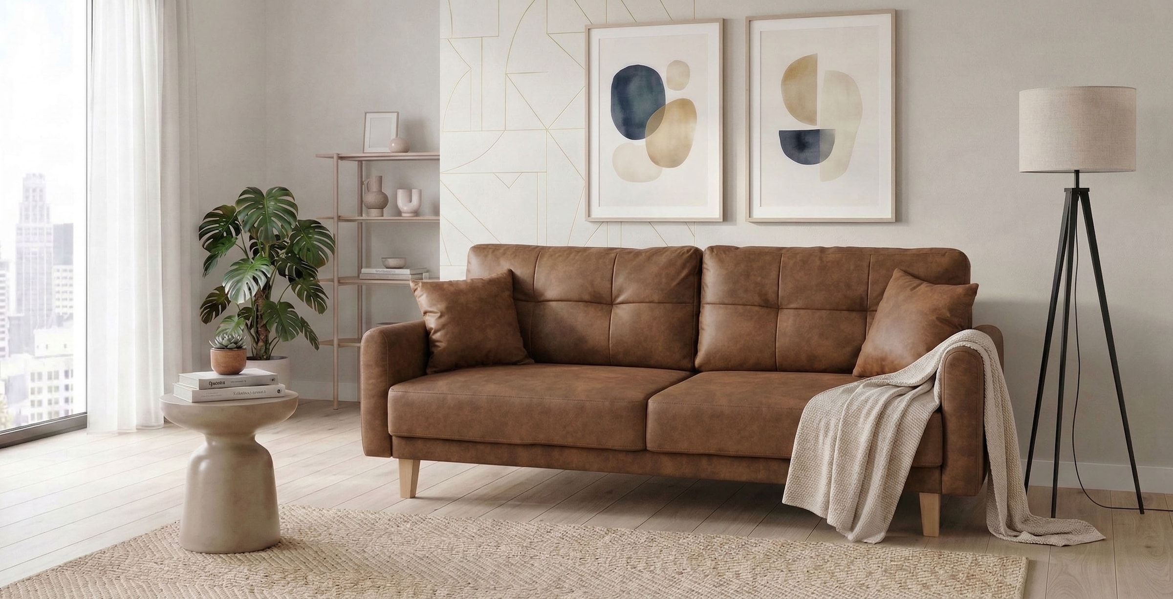 OTTO home 3-Sitzer "TRIPLO optionale Schlafsofa mit Bettkasten, Maße B/T/H: 215/100/89 cm" Wahlweise Bettfunktion - Liegefläche 145x191 cm, Rücken-, Zierkissen