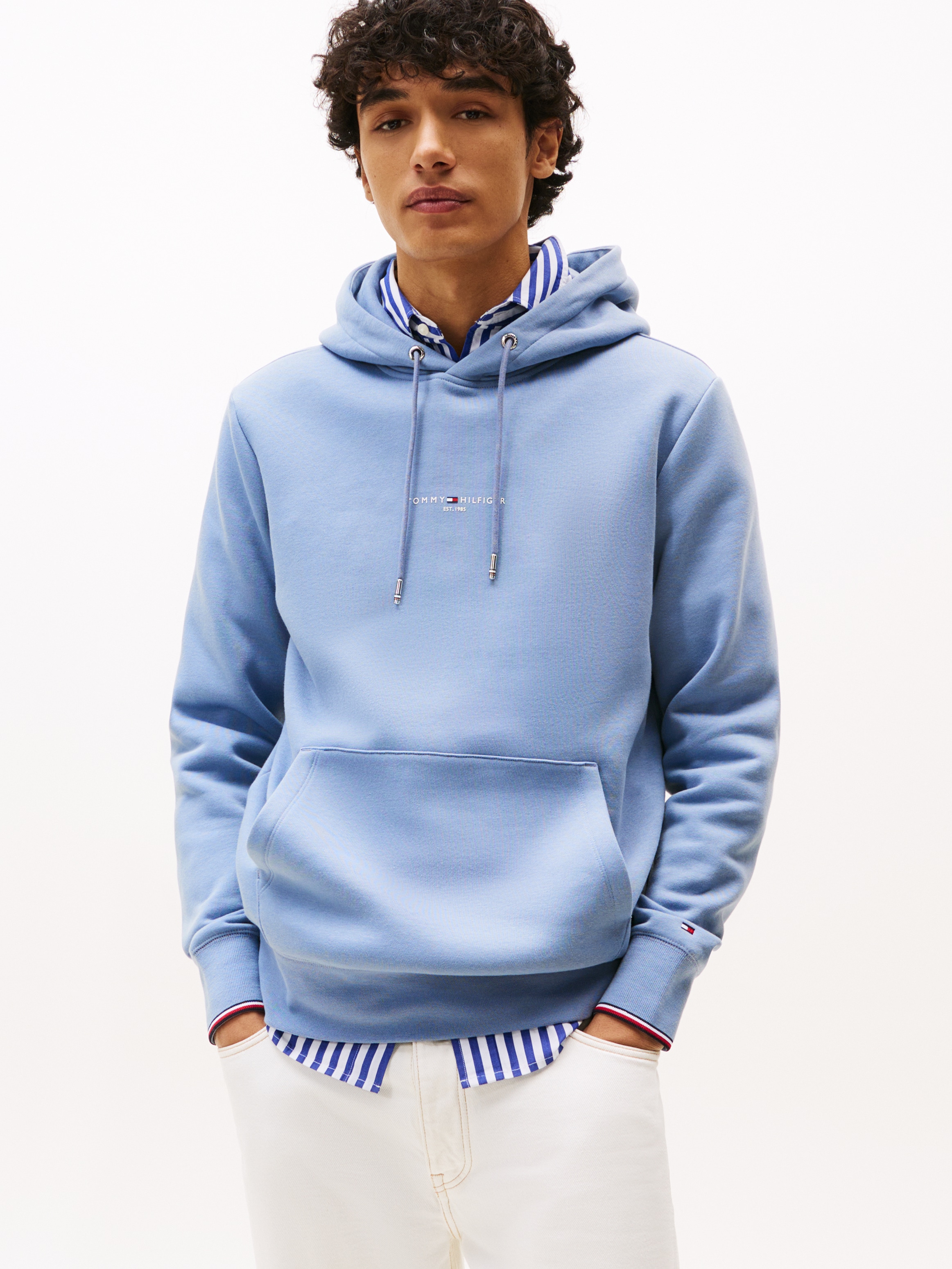 Tommy Hilfiger Hoodie "TOMMY LOGO TIPPED HOODY", Tommy-Tape innen am Aussch günstig online kaufen