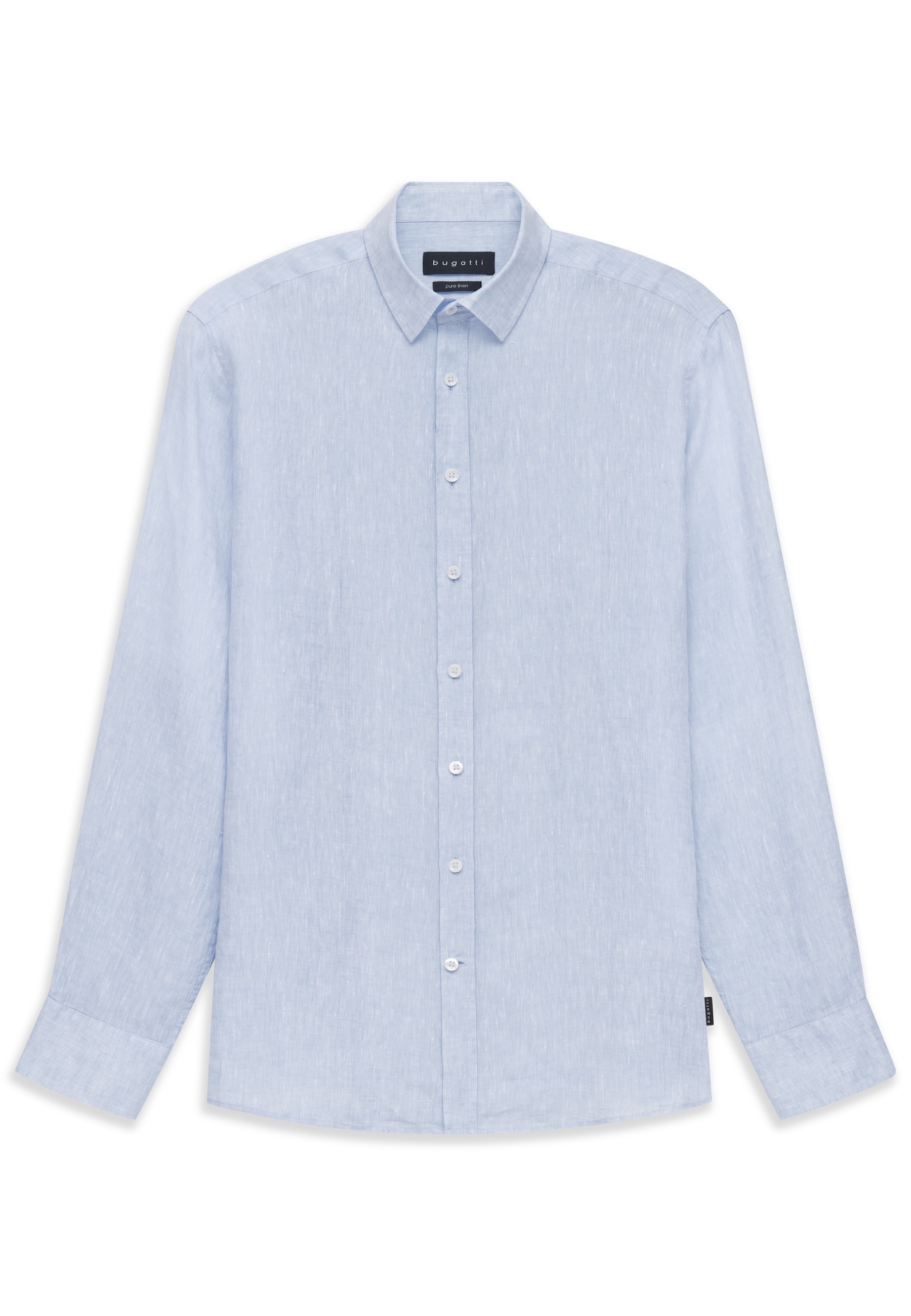 Thumbnail - bugatti Leinenhemd "Modern Fit" mit Kentkragen