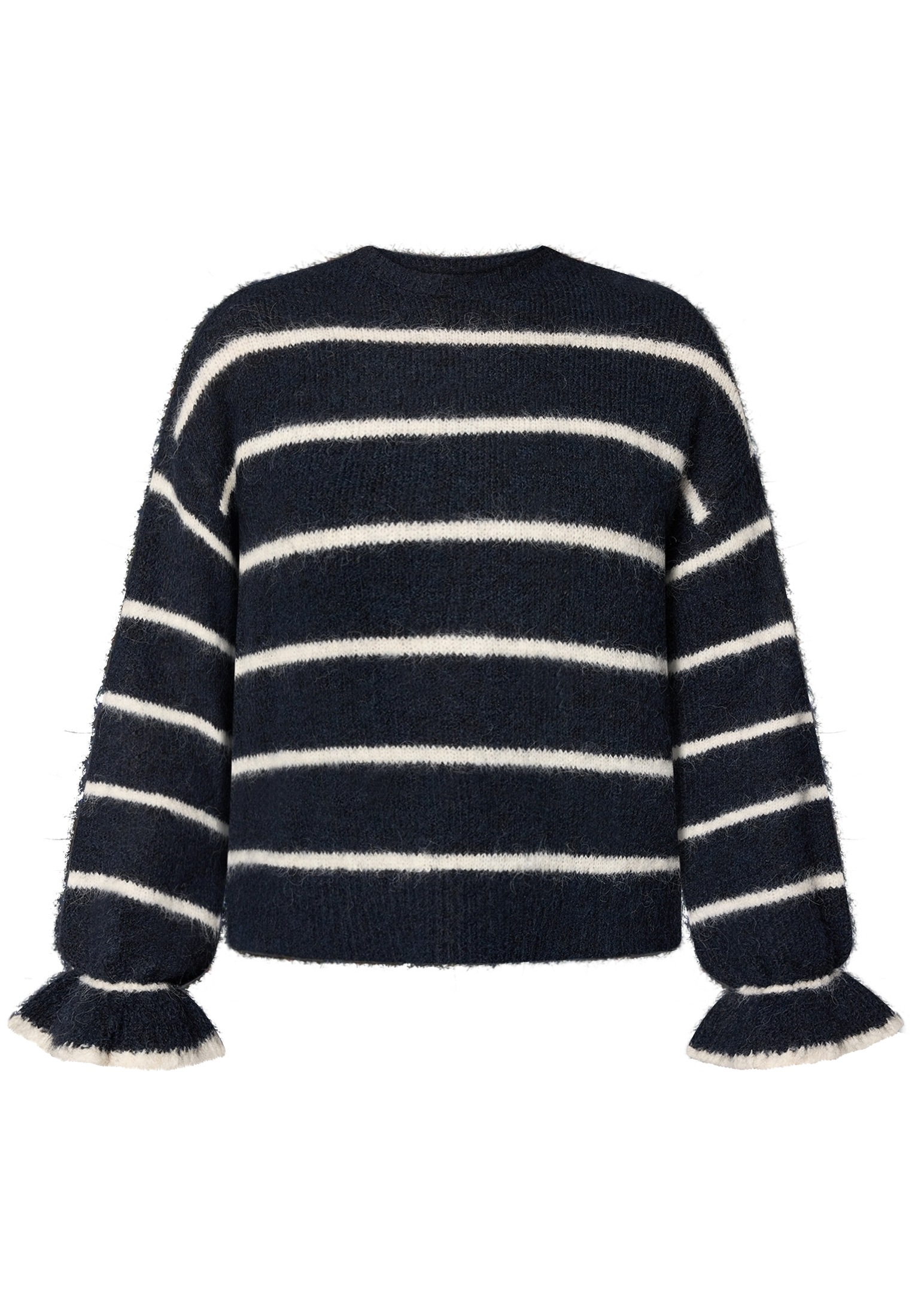 Zero Strickpullover "Damen gestreift mit Wolle" 1 tlg. weiteres Detail günstig online kaufen