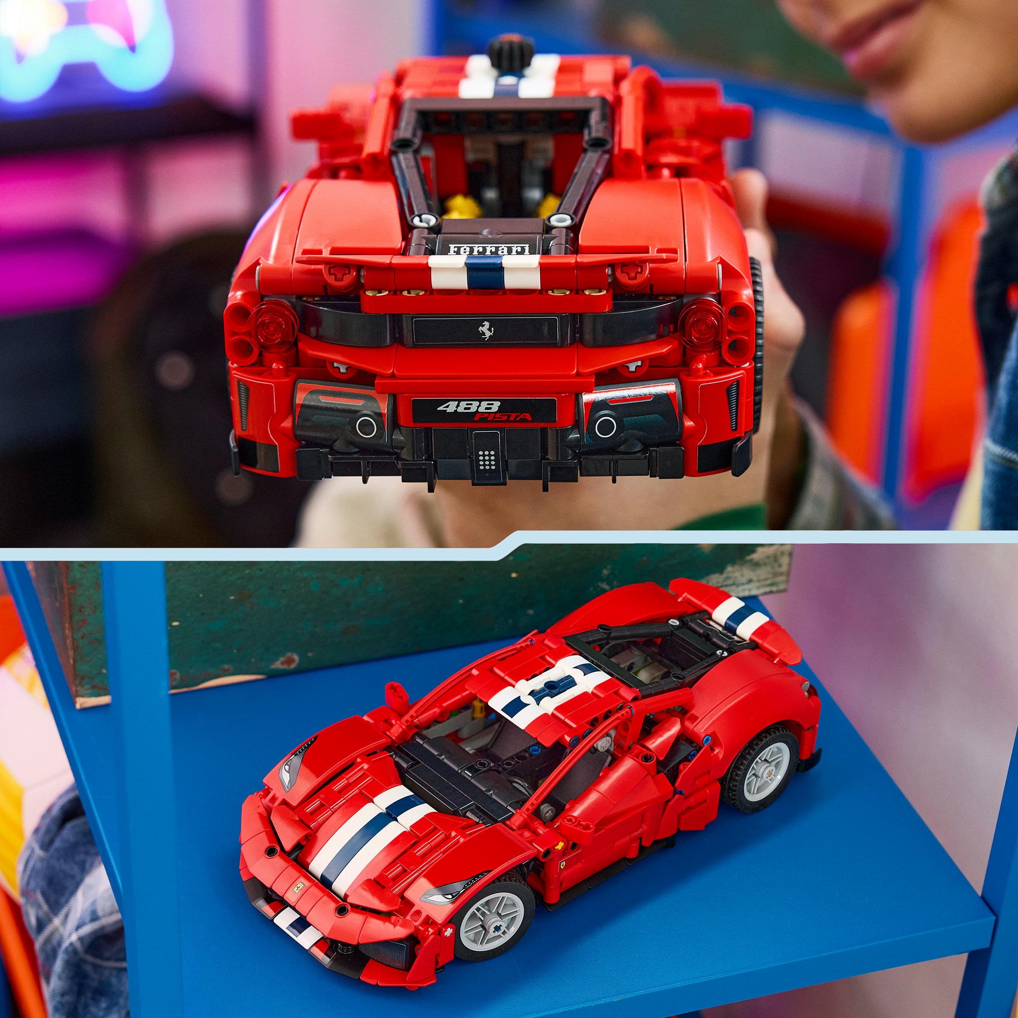 LEGO® Konstruktionsspielsteine »Ferrari 488 Pista Auto (42235), LEGO Technic« Made in Europe