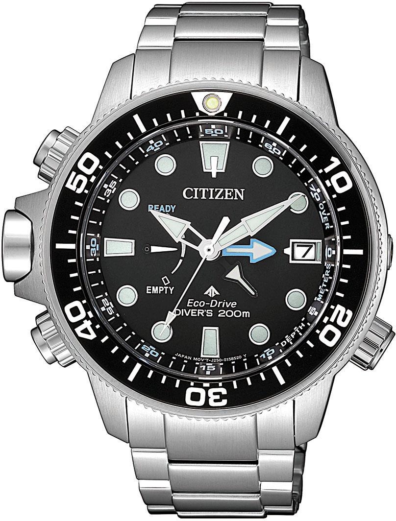Citizen Taucheruhr »BN2031-85E«, Armbanduhr, Herrenuhr, Solar, bis 20 bar wasserdicht, Datum