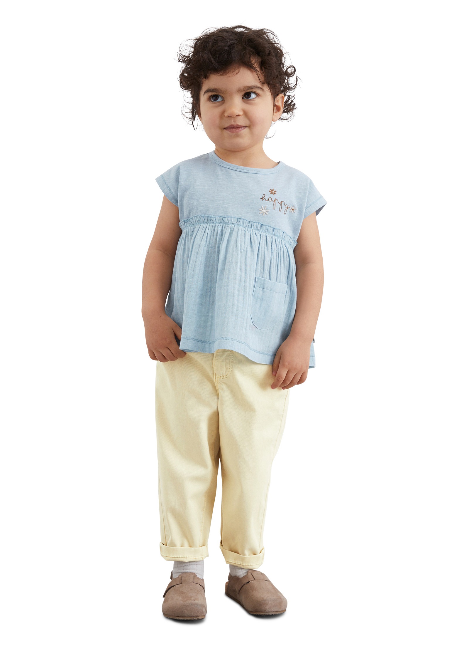 Marc O'Polo T-Shirt »mit Struktur-Mix aus Bio-Baumwolle«