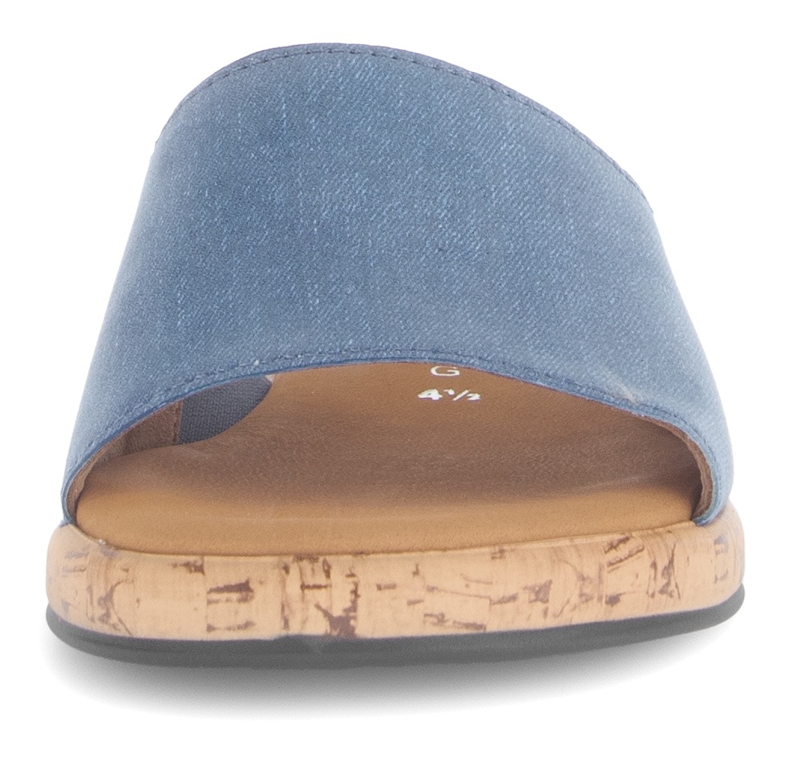 Gabor Pantolette »RHODOS«, Sommerschuh, Komfortschuh, kleiner Stretcheinsatz, Weite G (=weit)