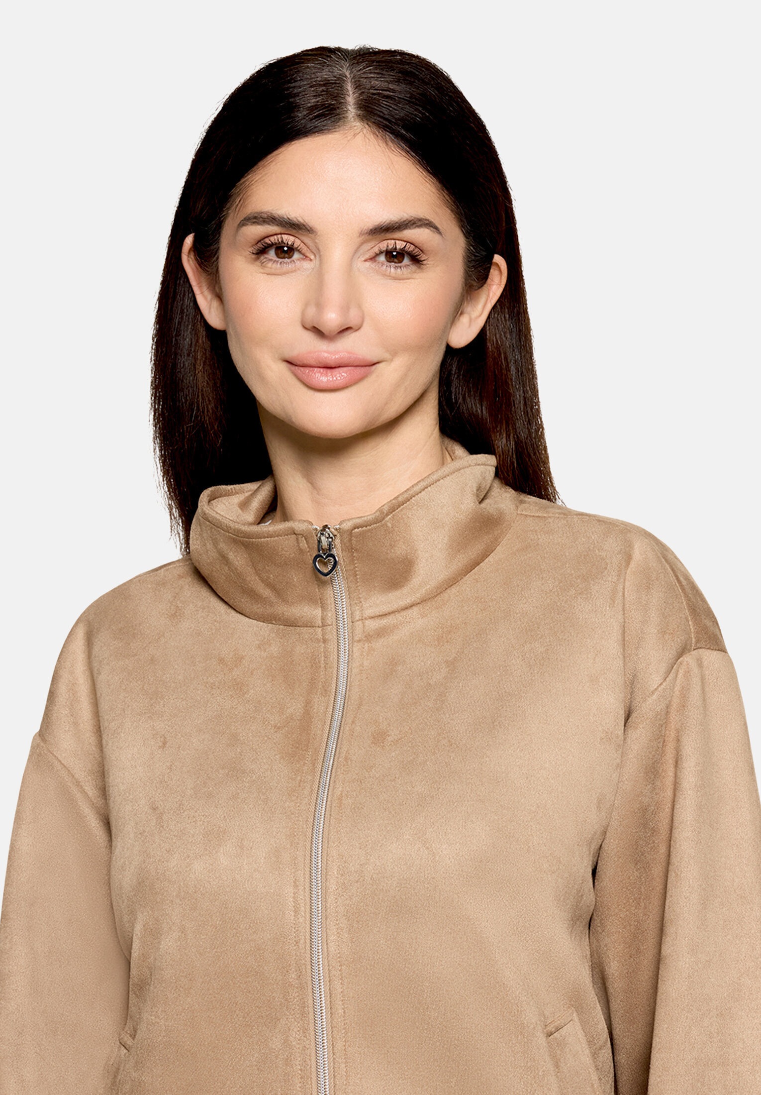 Cartoon Blouson »Damen mit Eingrifftaschen«