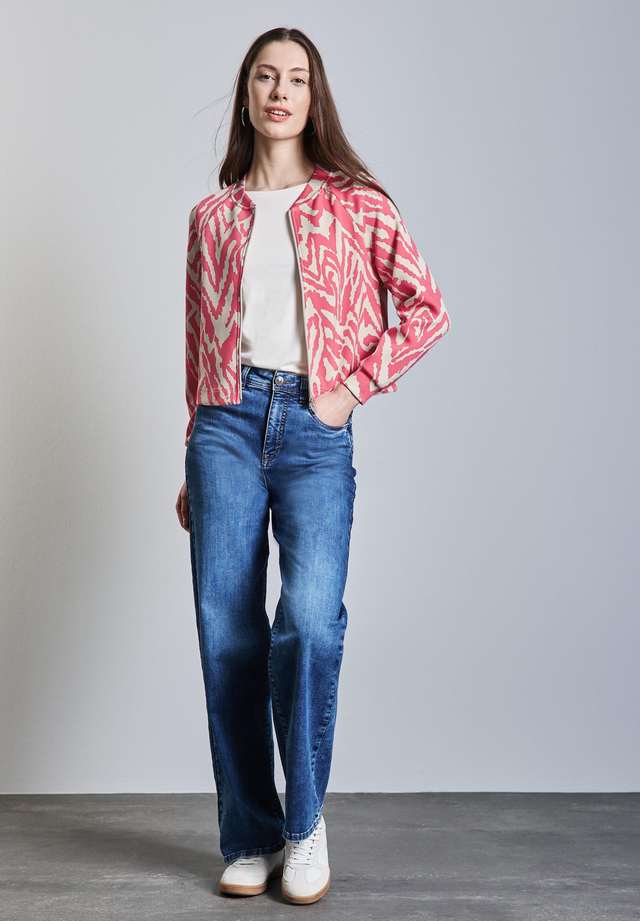 STREET ONE Cardigan, mit grafischem Muster
