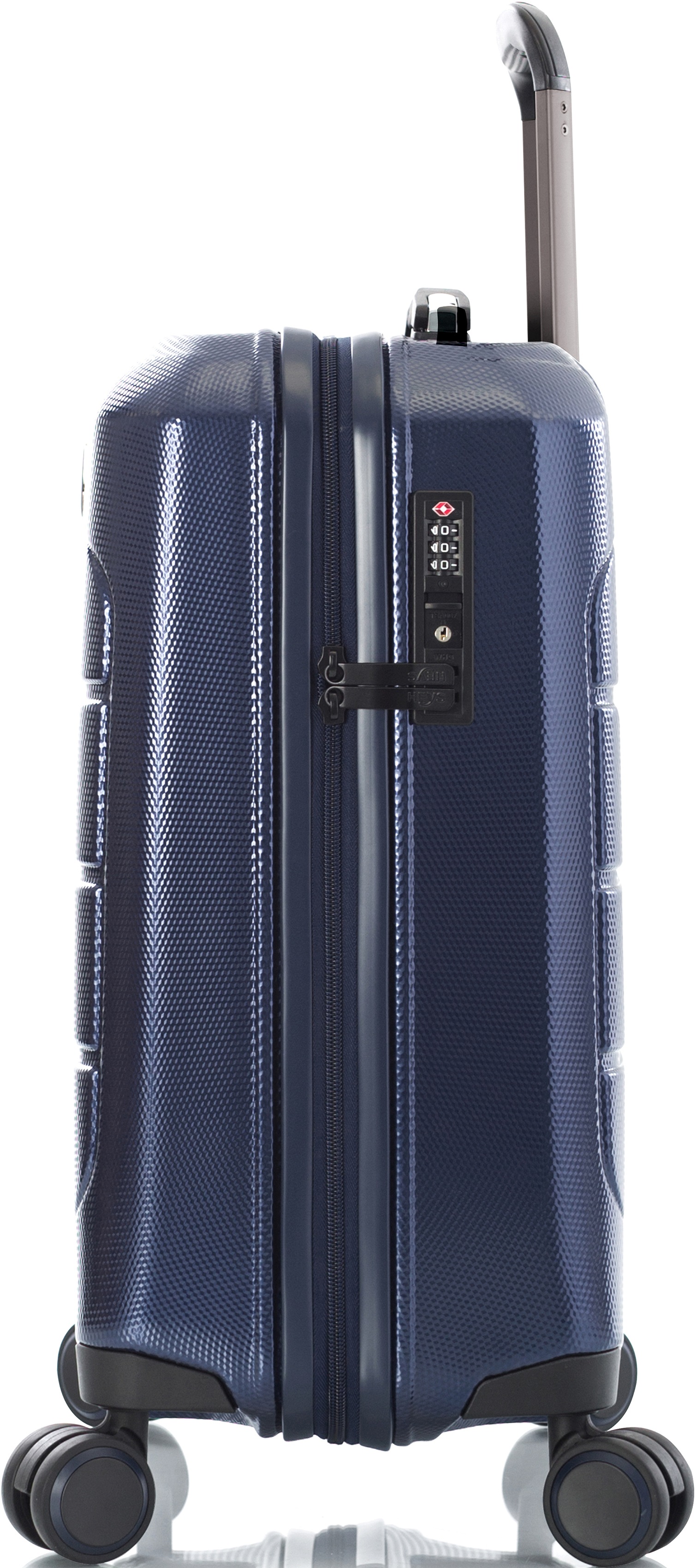 Thumbnail - Heys Hartschalen-Trolley "Eco Case, 53 cm, Navy Blau", 4 Rollen, Heys x Joachim Llambi Handgepäck-Koffer Reisegepäck