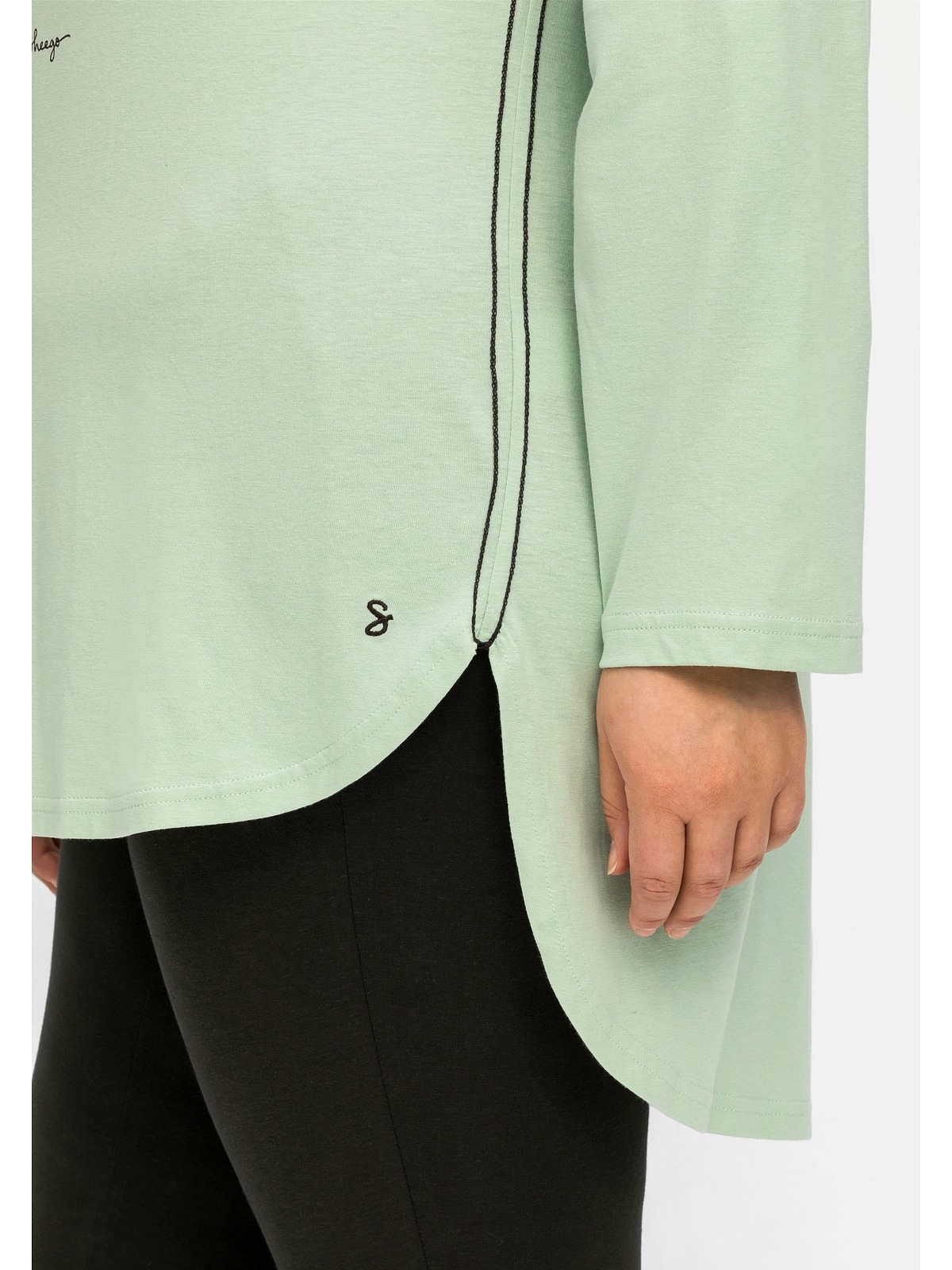 Sheego Yoga & Relax Shirt »Große Größen«, mit verlängerter Rückenpartie