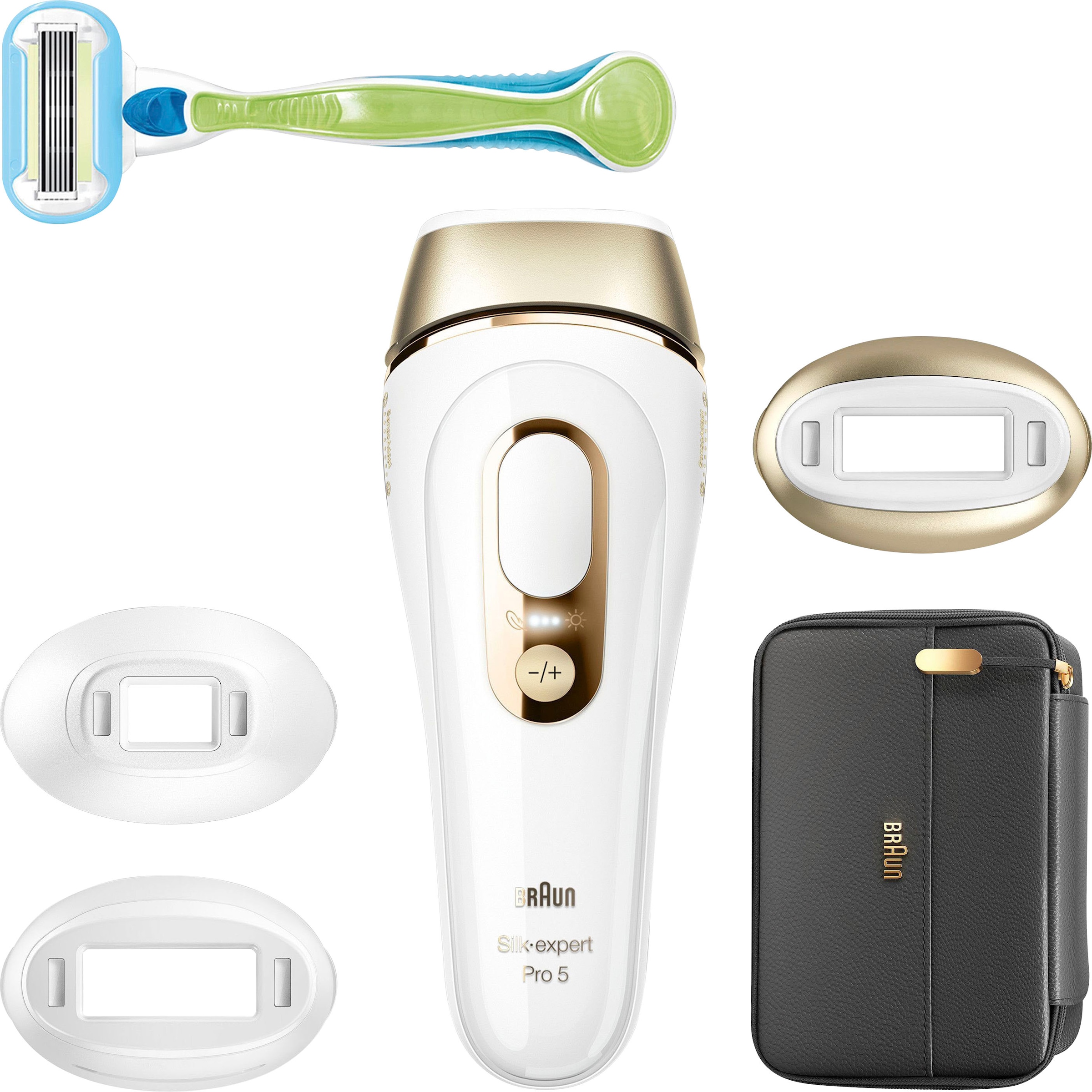 Braun IPL-Haarentferner »Silk-Expert Skin | PL5243 400.000 BAUR 2.0 kaufen Lichtimpulse, 5 Pro IPL«, Sensor Pro