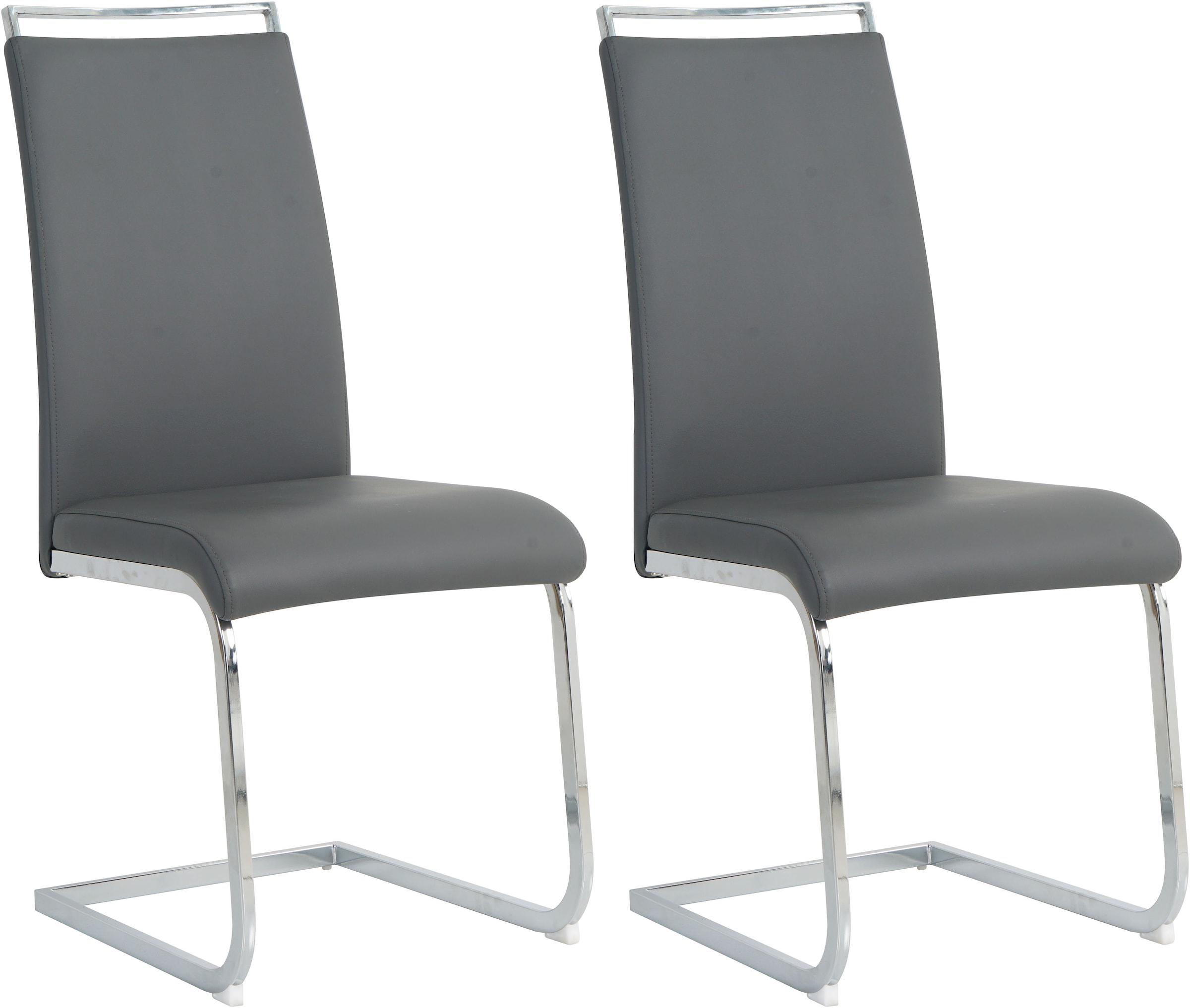 Möbilia Freischwinger (Set) 2 Stk.mit Wellenunterfederung günstig online kaufen