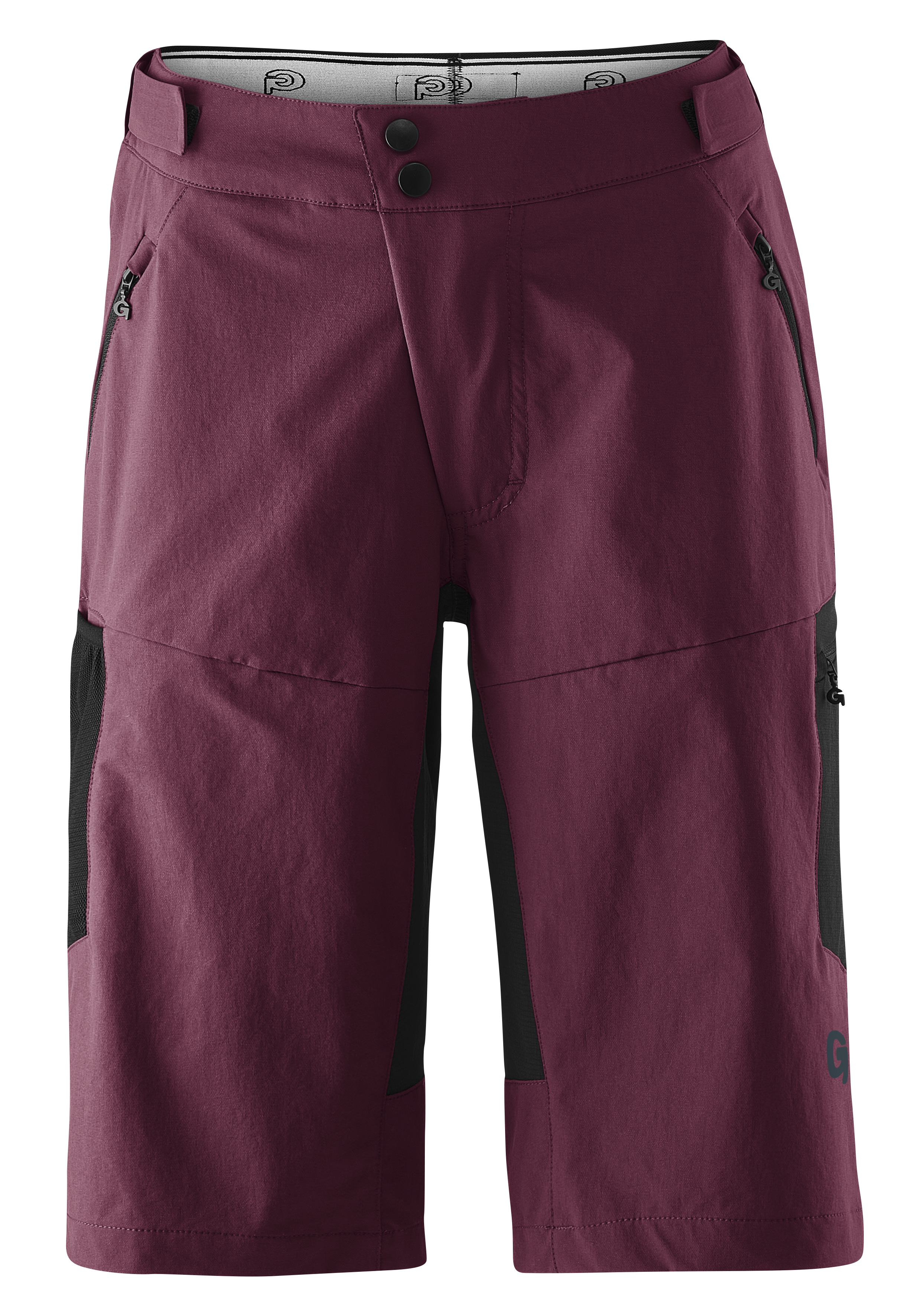 Gonso Radhose "CASINA" Aufgesetzte Packing-Taschen, strapazierfähig und leicht