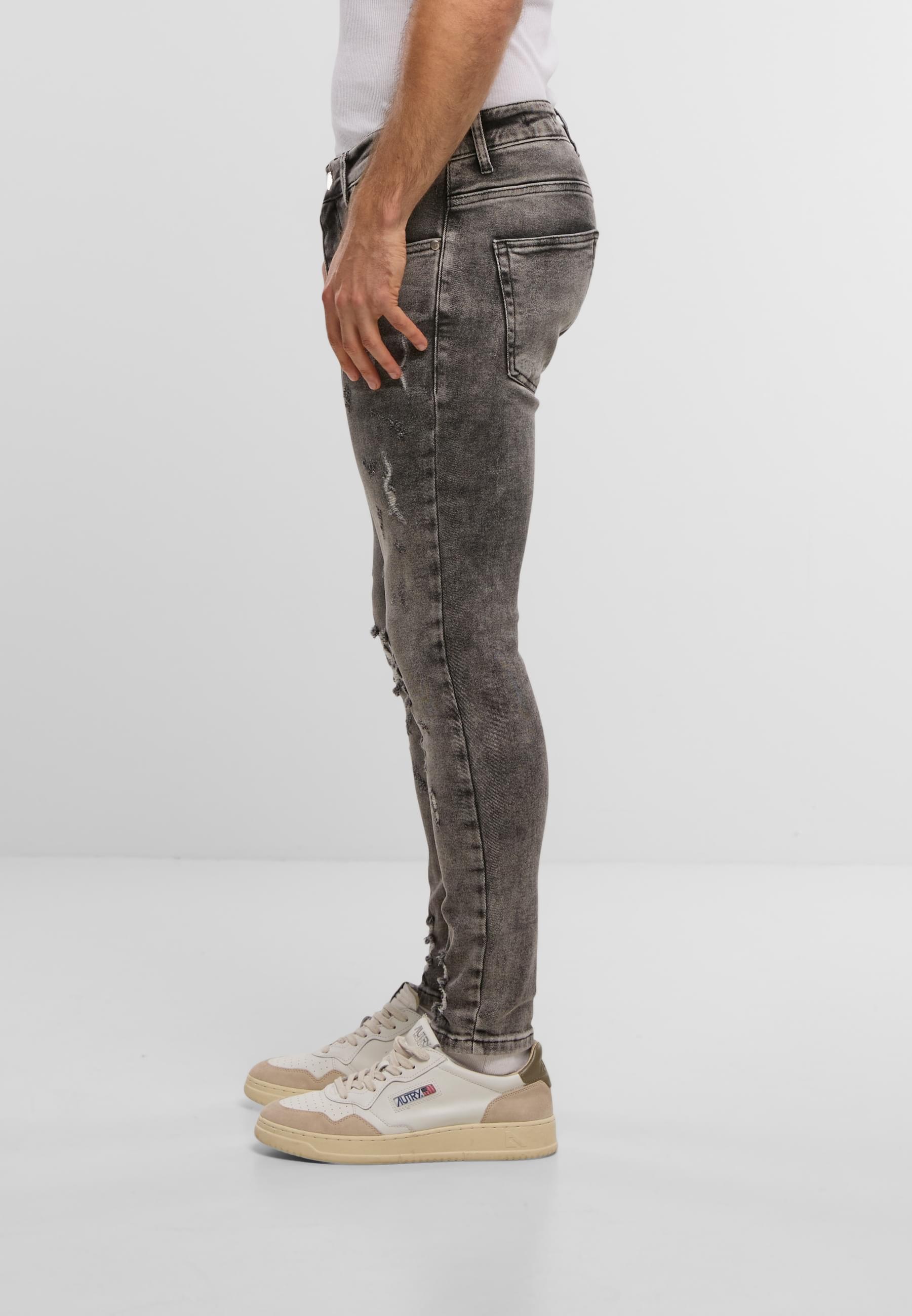 2Y Studios Bequeme Jeans »2Y Studios Herren 2Y Basic Destroyed Skinny Cropped«
