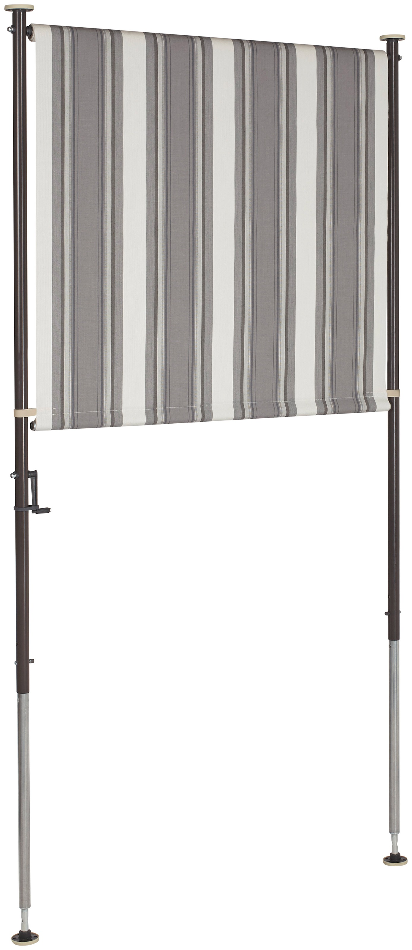 Angerer Freizeitmöbel Klemm-Senkrechtmarkise, anthrazit/grau, BxH: 150x225 cm