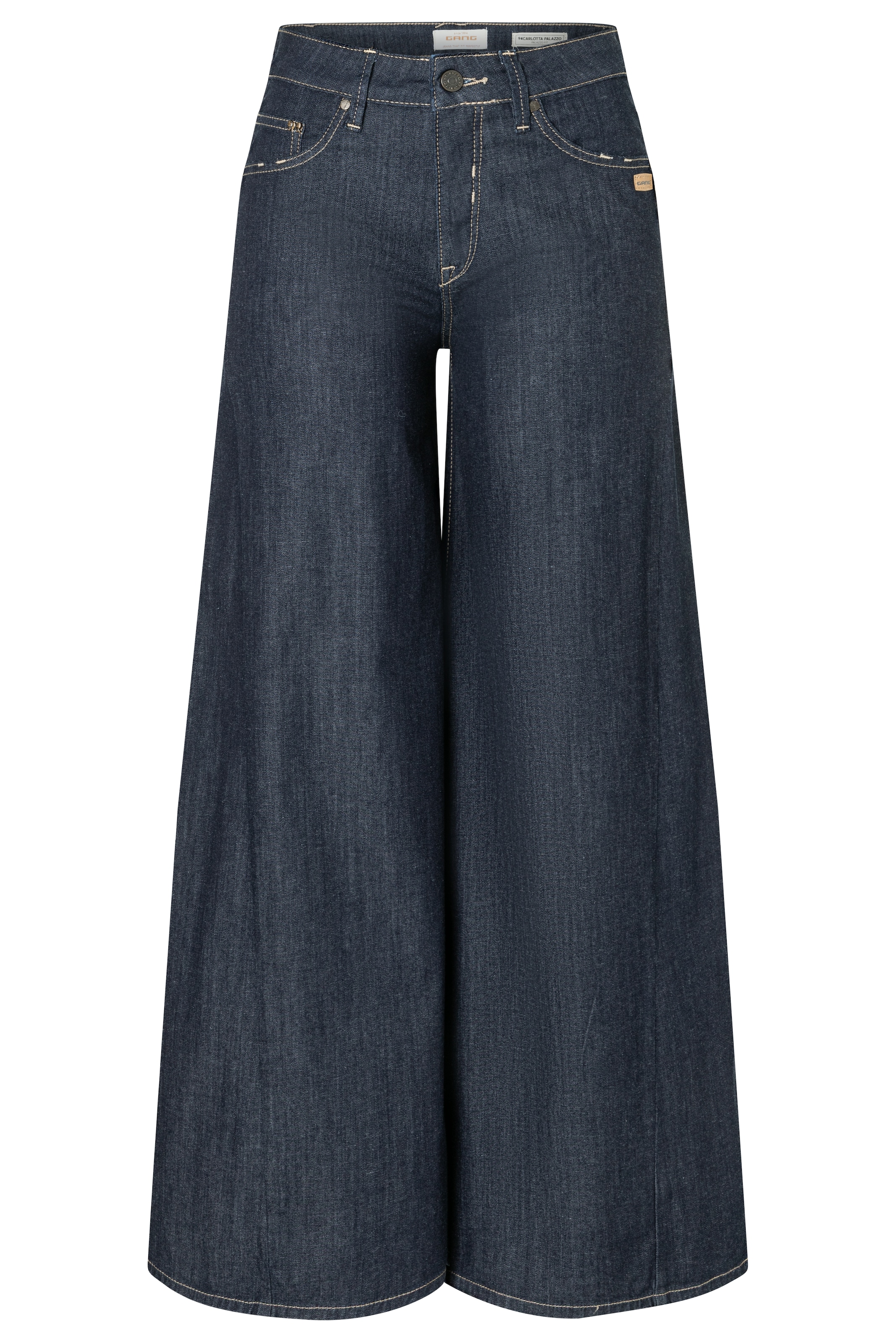 GANG Weite Jeans »94CARLOTTA PALAZZO« mit eingesetztem Keil für extra Weite