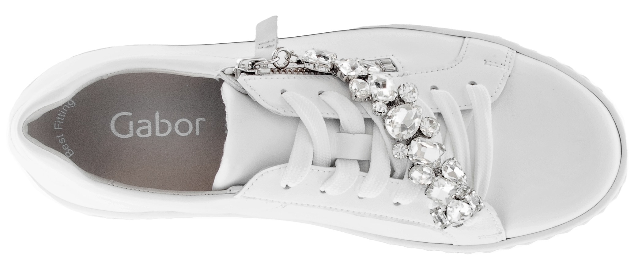 Gabor Plateausneaker, Freizeitschuh, Halbschuh, Schnürschu mit Best Fitting-Ausstattung