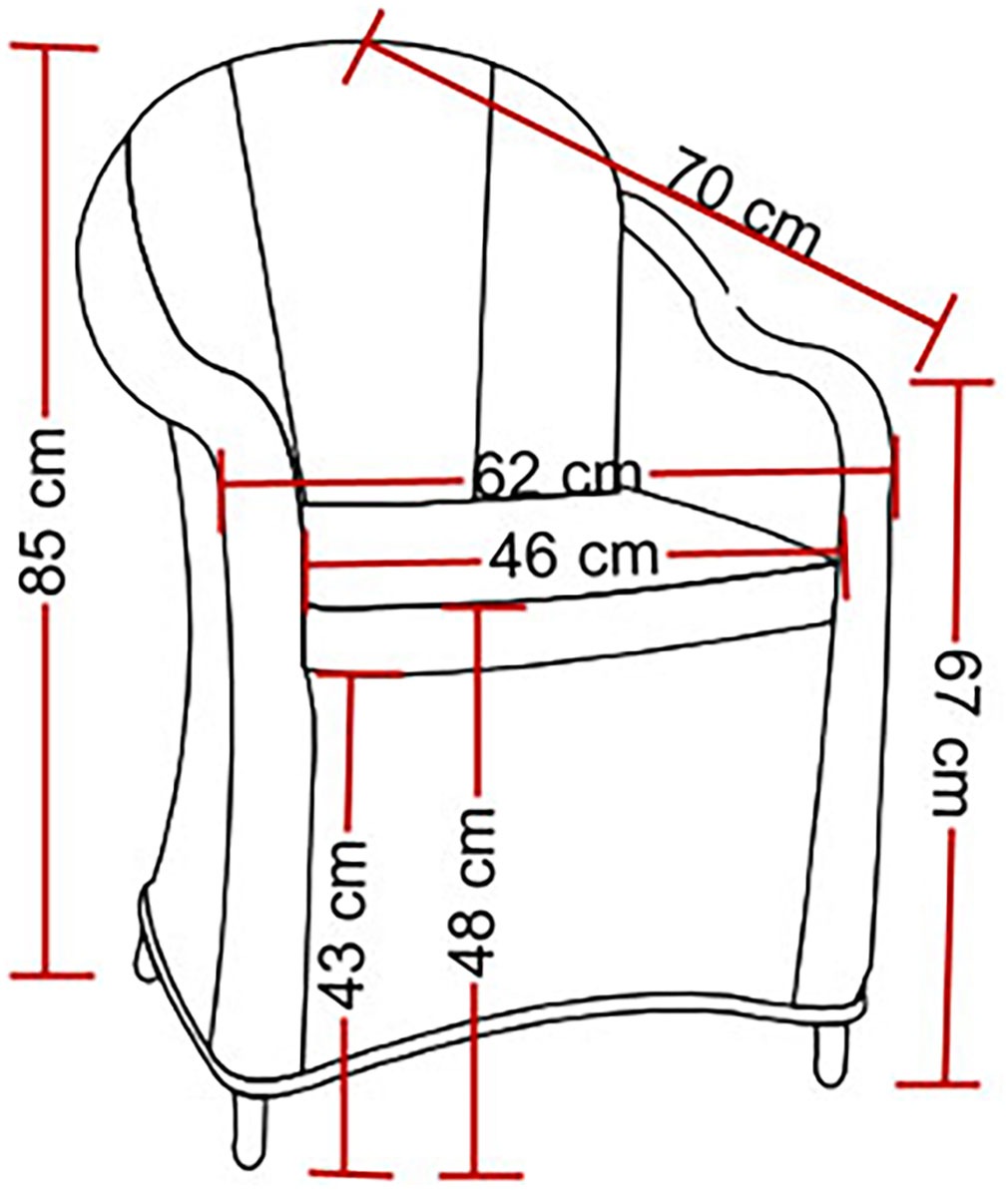 Destiny Garten-Essgruppe »MALAGA SAN MARINO Essgruppe 4 Se + Tisch RE 180x90cm holzf.« Set, 