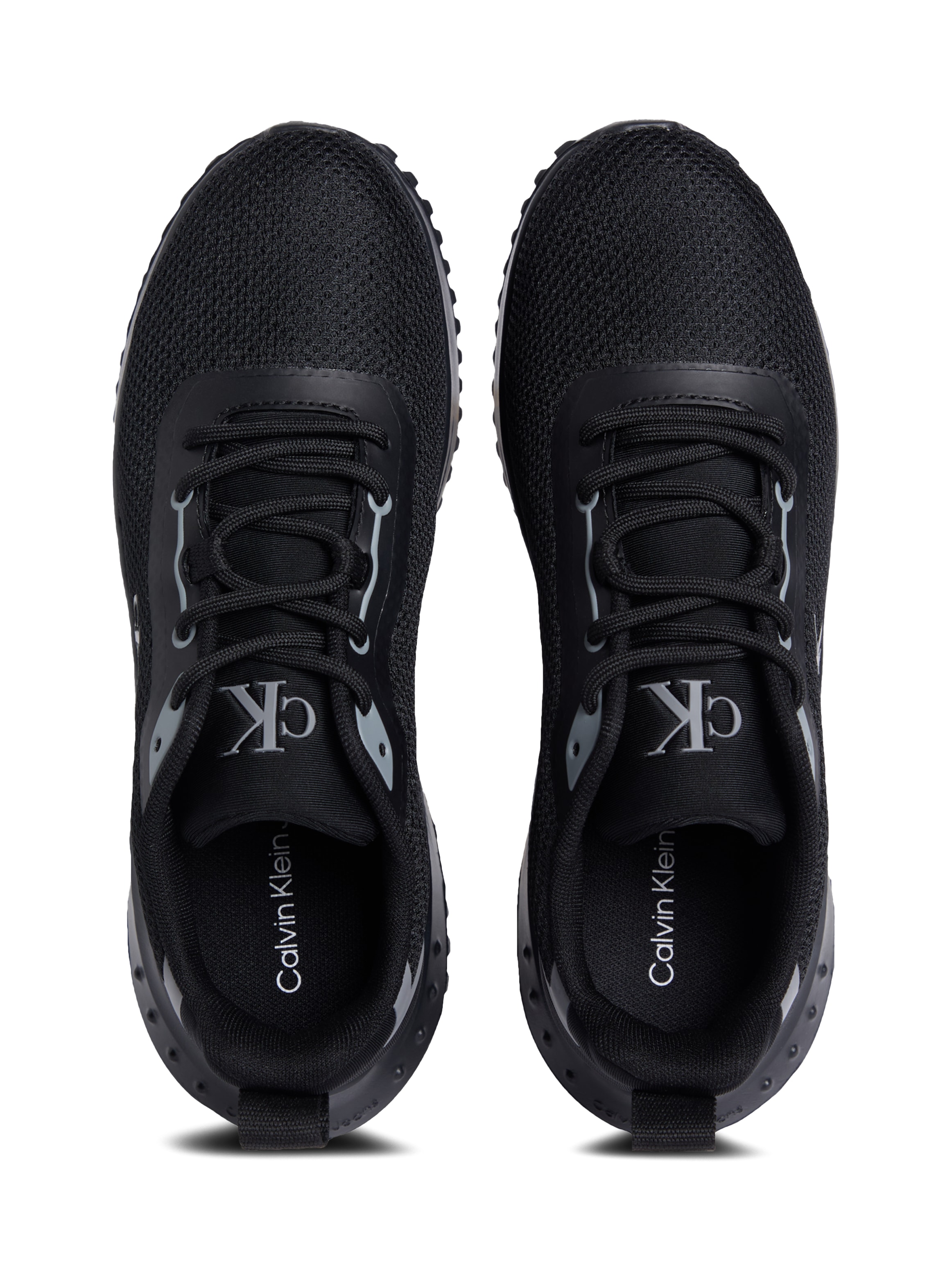 Calvin Klein Jeans Sneaker »EVA RUNNER L-UP MIX MESH LOGO CK«, Schnürschuh, Freizeitschuh, Halbschuh mit CK Logo an der Seite