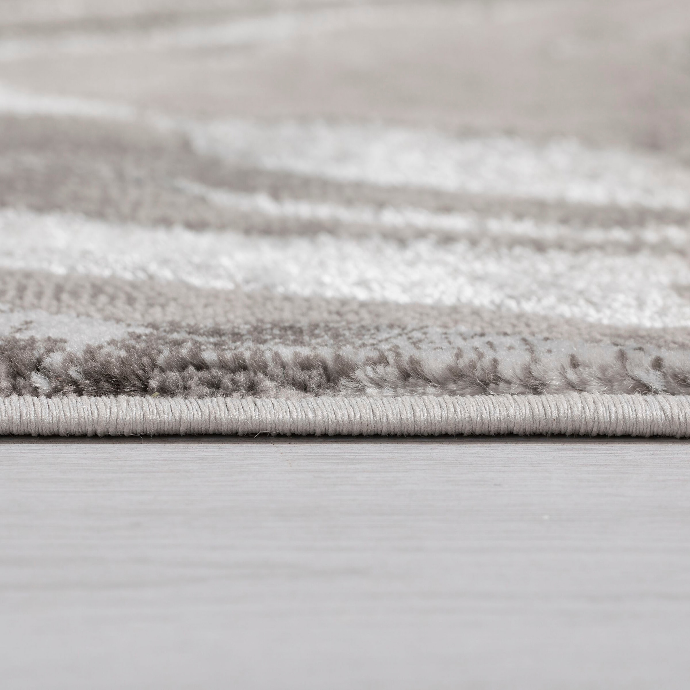 FLAIR RUGS Teppich »Marbled«, rechteckig, 12 mm Höhe, dezenter Glanz, mehrfarbig, modernes Marmor-Design