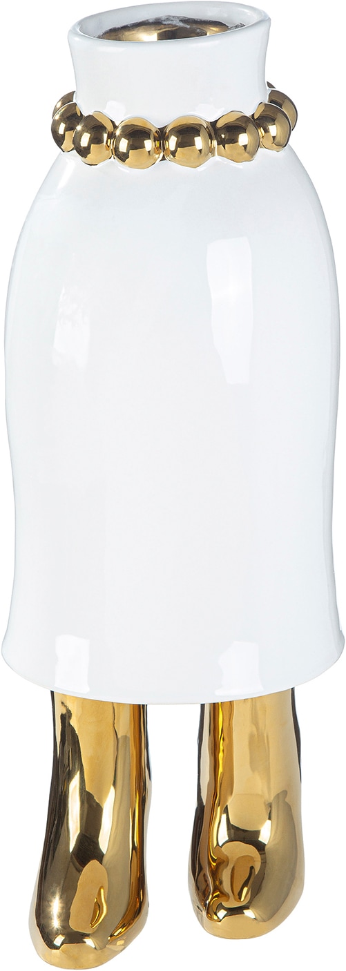 GILDE Tischvase "Vase Frau Donna weiß" Vase, Donna, Figurvase, feminines Design, kunstvoll, Eyecatcher