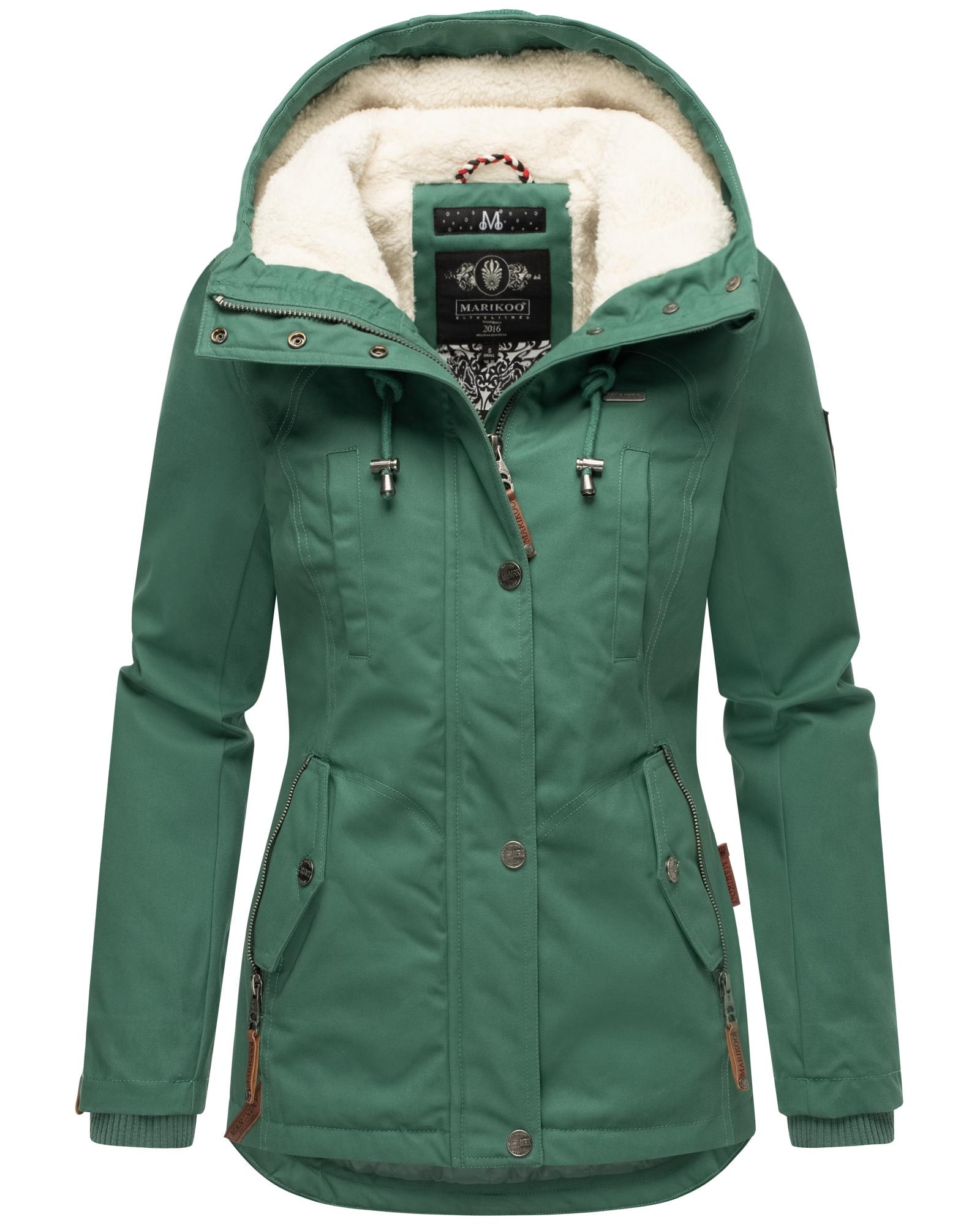 Marikoo Winterjacke "Bikoo", mit Kapuze, sportliche Damen Outdoor Baumwolljacke mit Kapuze