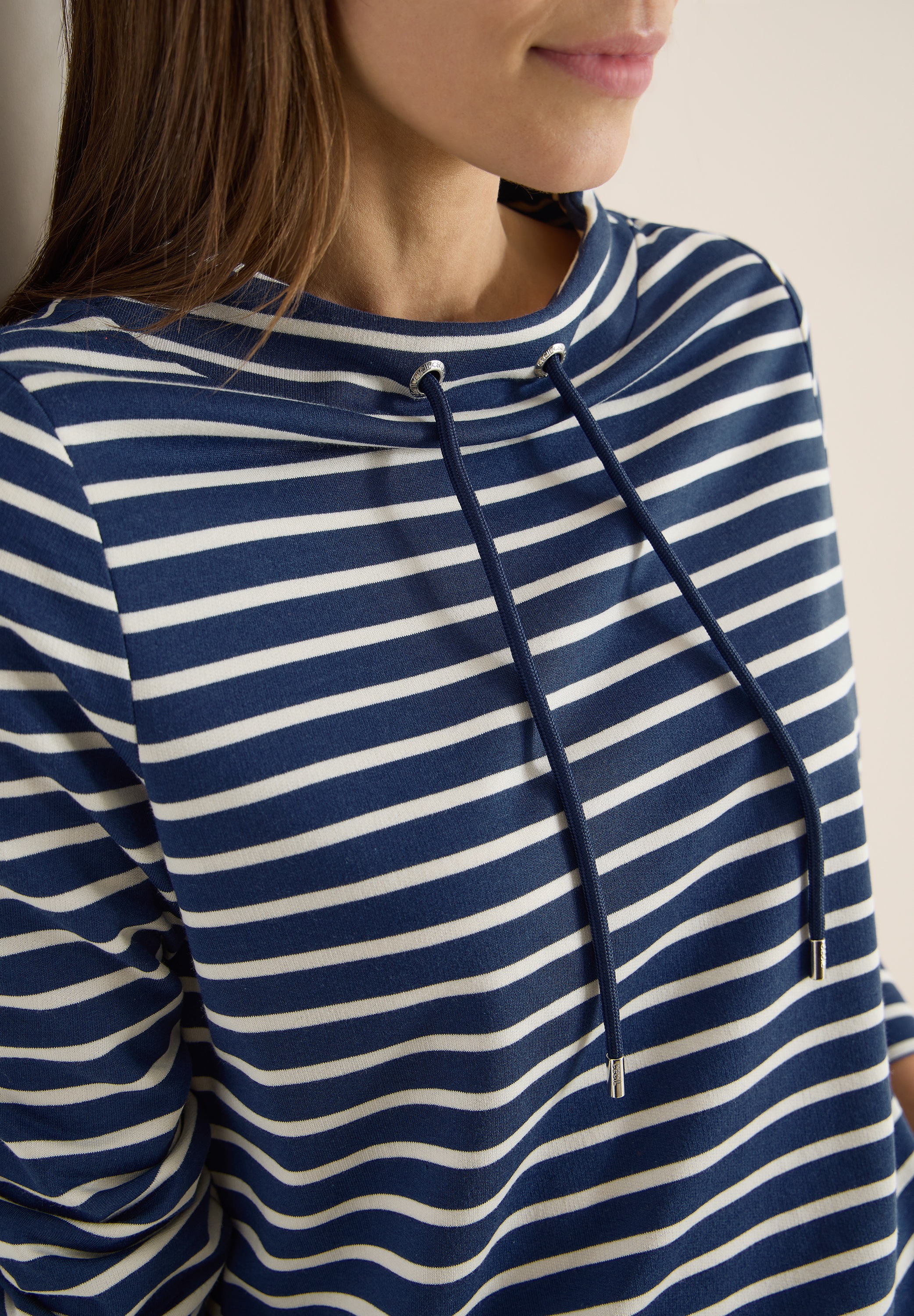 Cecil Langarmshirt mit Streifenmuster