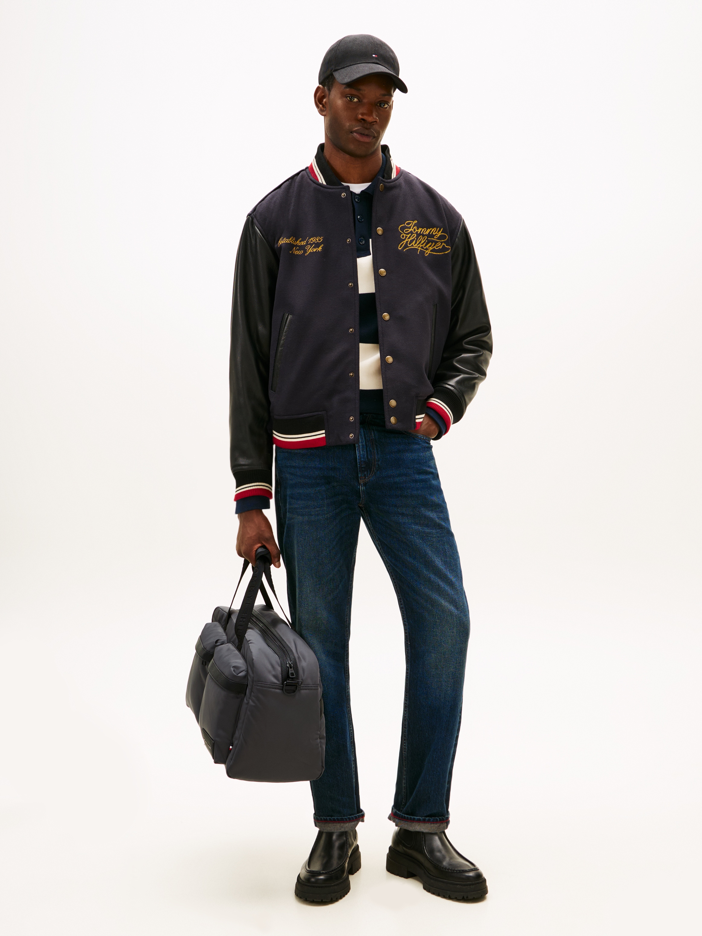 Tommy Hilfiger Weekender »TH REPREVE DUFFLE« , Men Umhängetasche, Reistasche, Urlaubstasche mit Logo-Aufnäher