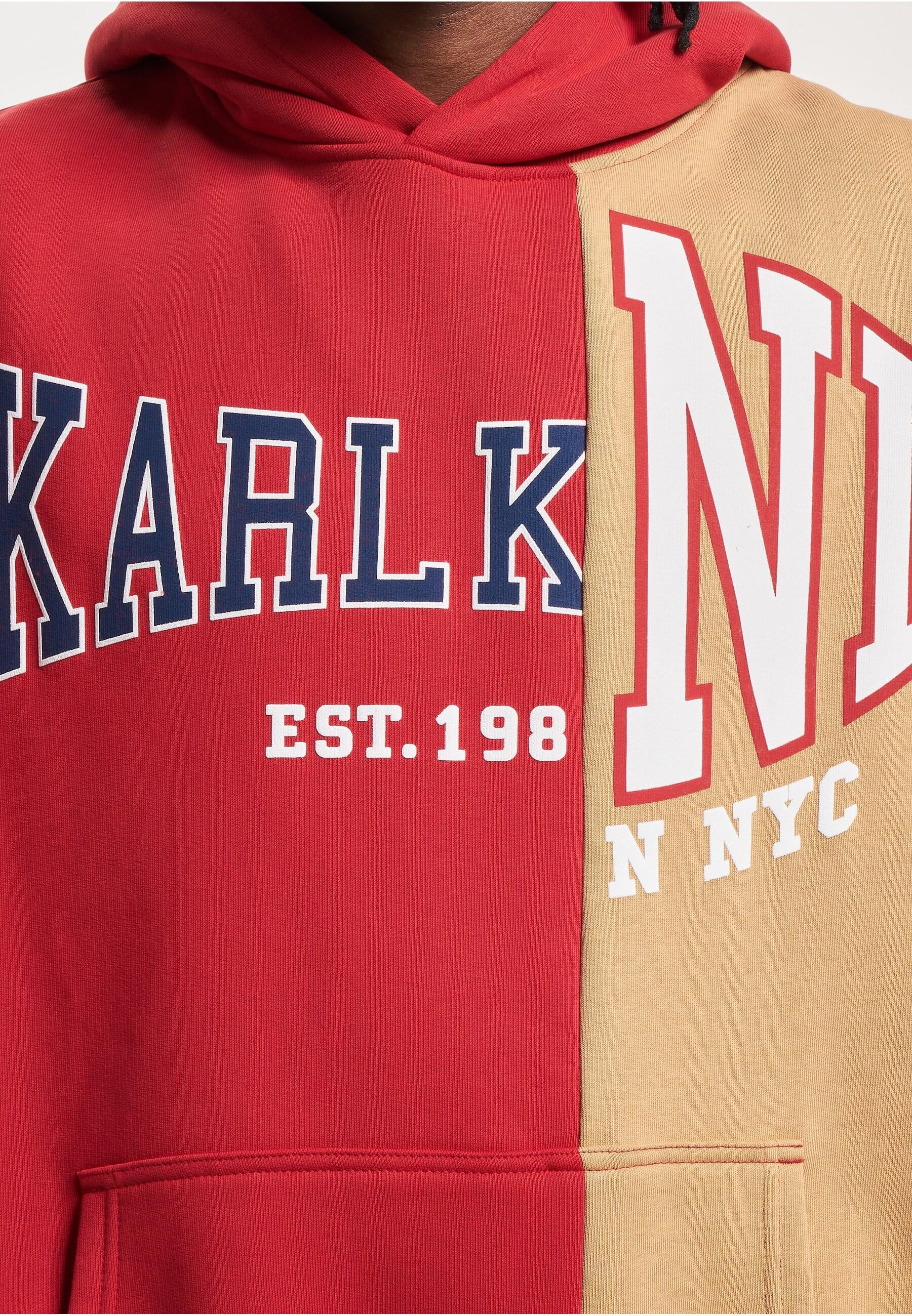 Karl Kani Kapuzensweatshirt »Karl Kani Herren KU234-005-2 KK Woven Retro Split OS Hoodie«, (1 tlg.)