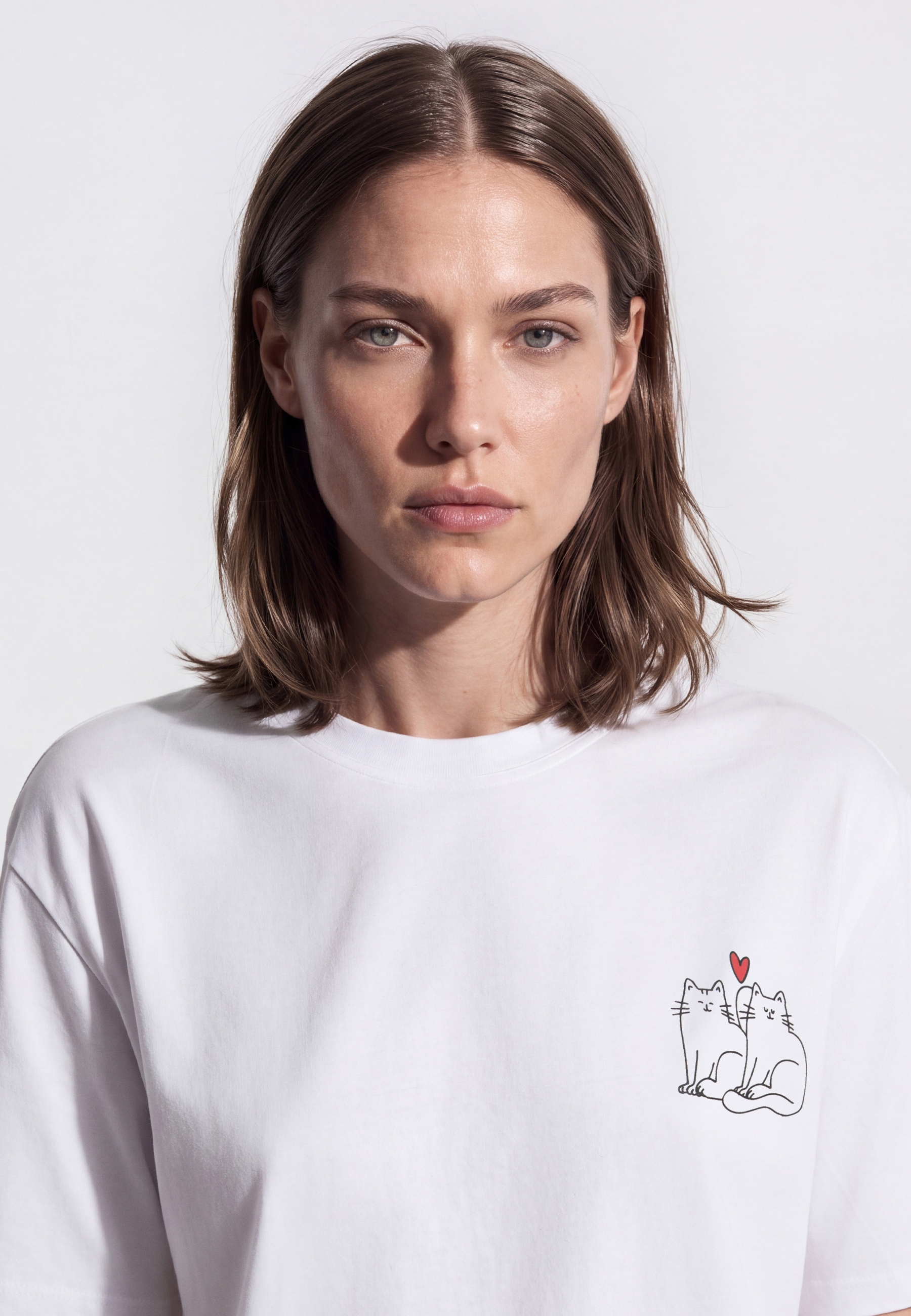 Mavi T-Shirt »CAT PRINTED TSHIRT« Katzen T-Shirt