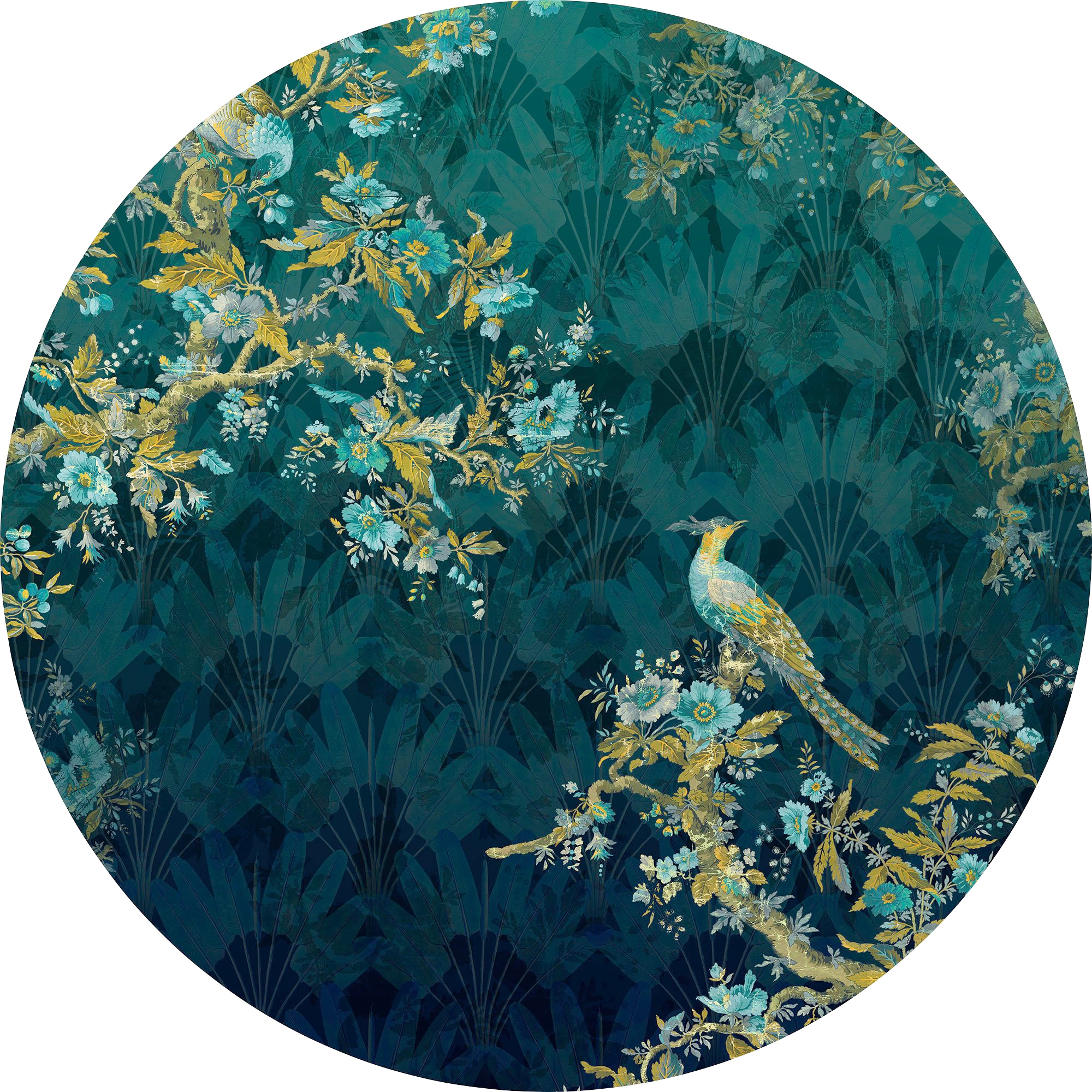 Komar Vliestapete "Vlies selbstklebend - Majestic - Größe 125 x 125 cm" bedruckt glatt Wohnzimmer, Schlafzimmer