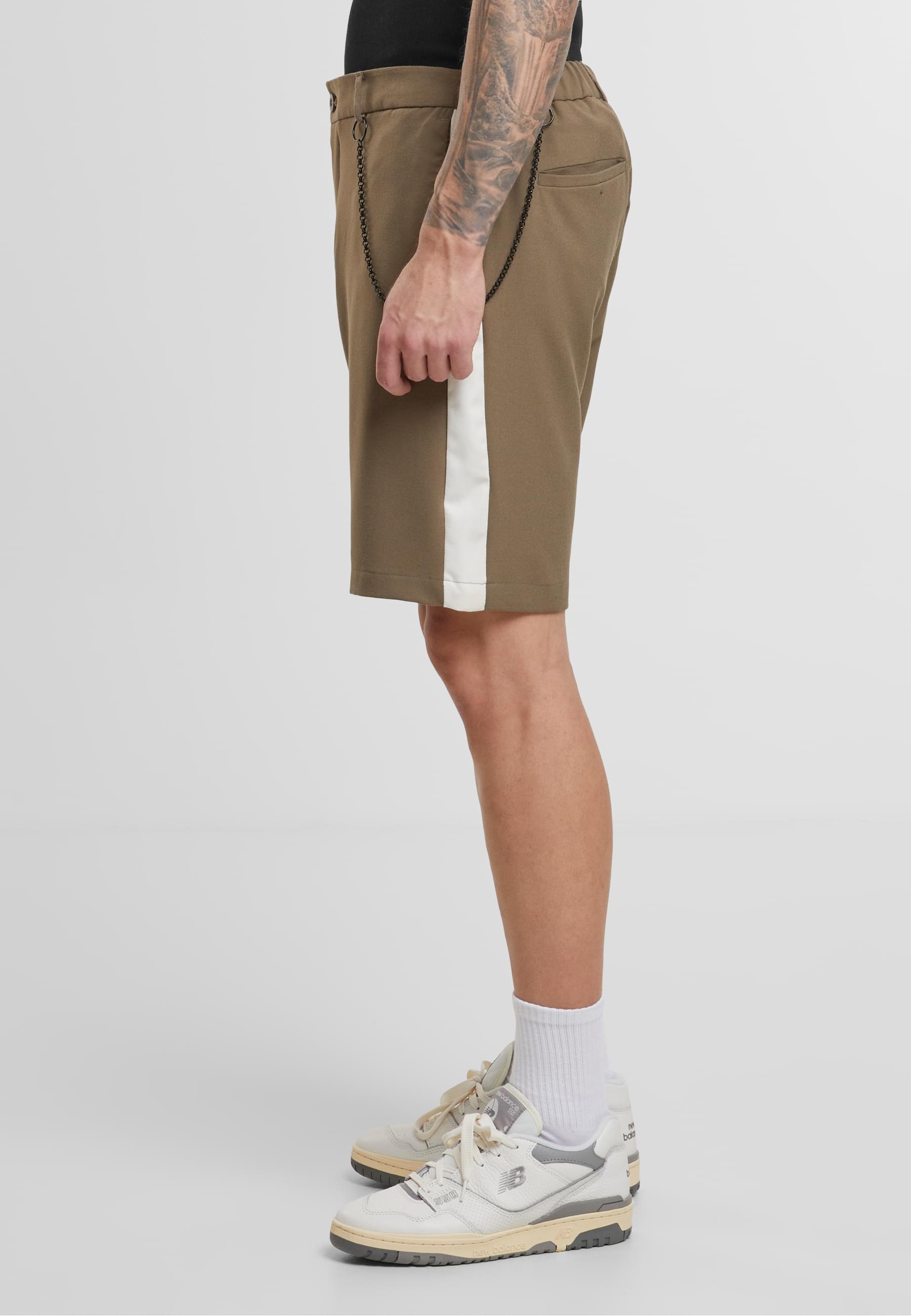 2Y Studios Sweatshorts »2Y Studios Herren 2Y Basic Shorts With Stripes«, (1 tlg.)
