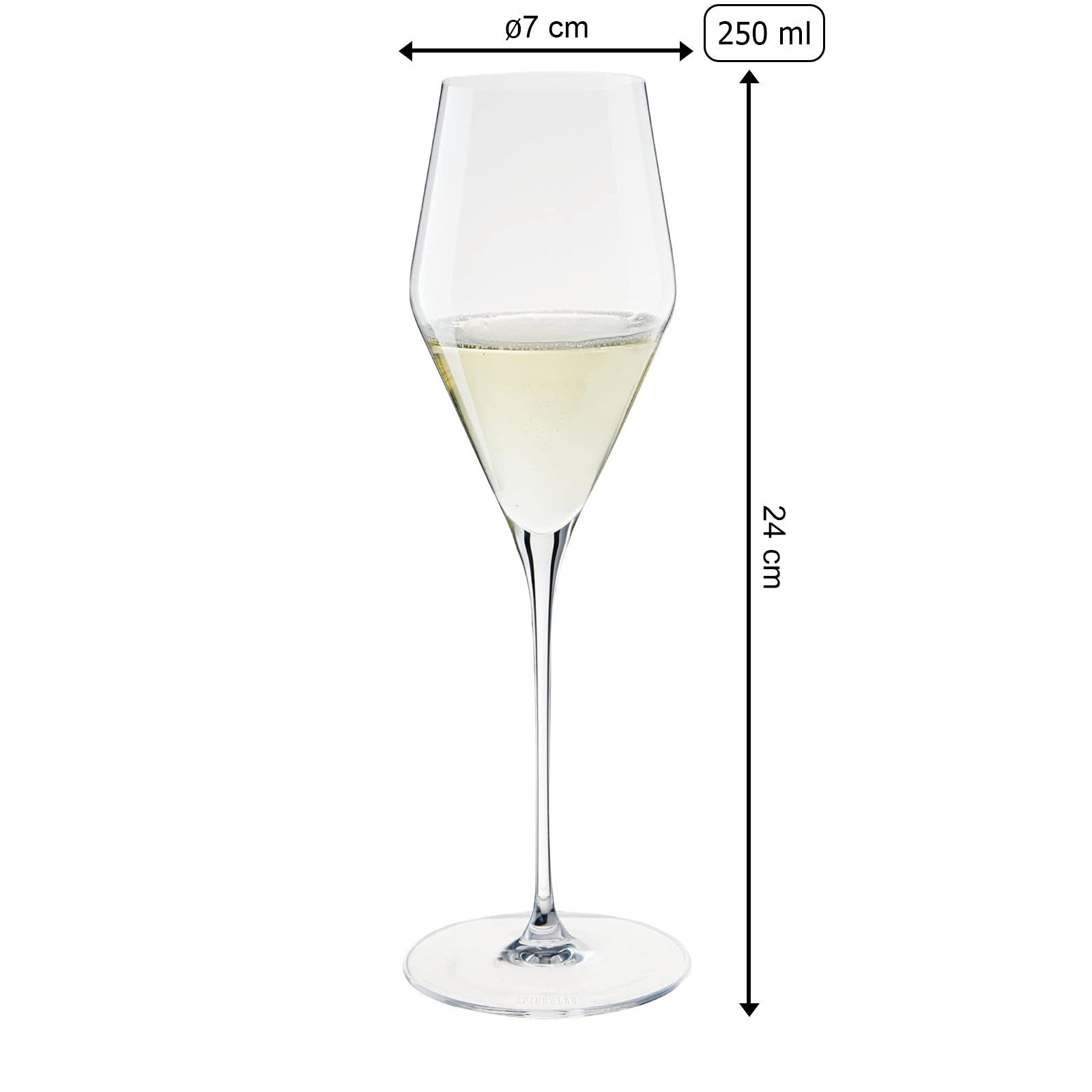 SPIEGELAU Champagnerglas »Champagnergläser Definition 250 ml 6er Set transparent«