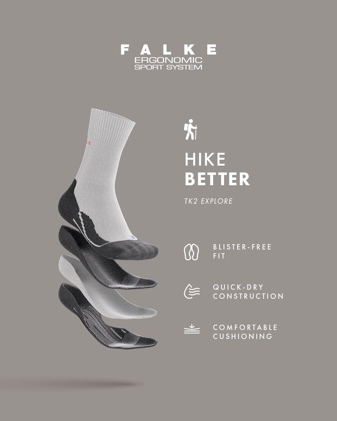 FALKE Socken »TK2 Explore« 1 Paar tlg.
