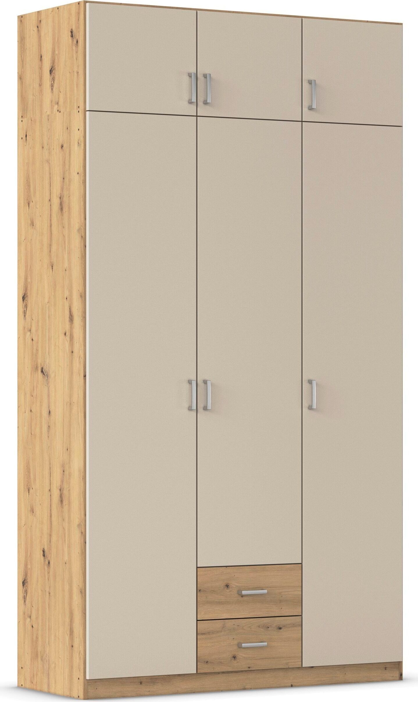 rauch "Schrank Garderobe Wäscheschrank GAMMA in 4 Breiten 91-226 cm" 3 verschiedene Ausstattungen BASIC/CLASSIC/PREMIUM (inkl. SOFT-CLOSE), mit Schubladen und Schrankaufsatz, schlichtes Design MADE IN GERMANY
