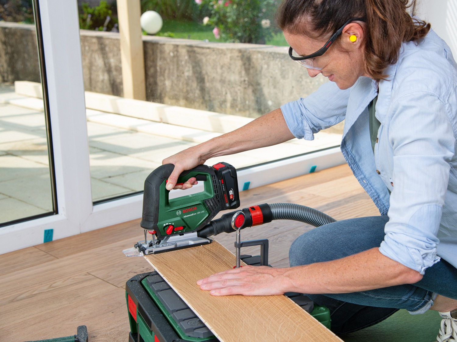 Bosch Home & Garden Akku-Stichsäge »AdvancedSaw 18V-140«, im Karton, ohne Akku und Ladegerät