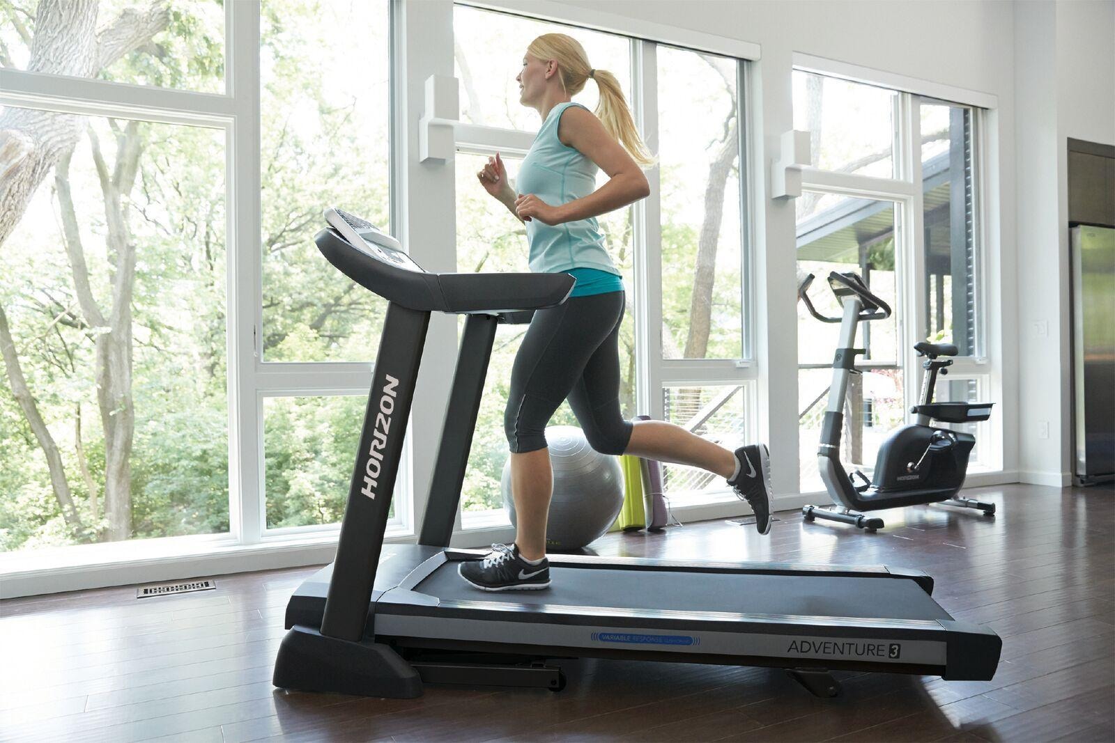 Horizon Fitness Laufband »Adventure 3«, (mit Ausklappautomatik Soft-Drop-System und Tablet-Halterung), bis max. 18 km/h, klappbar