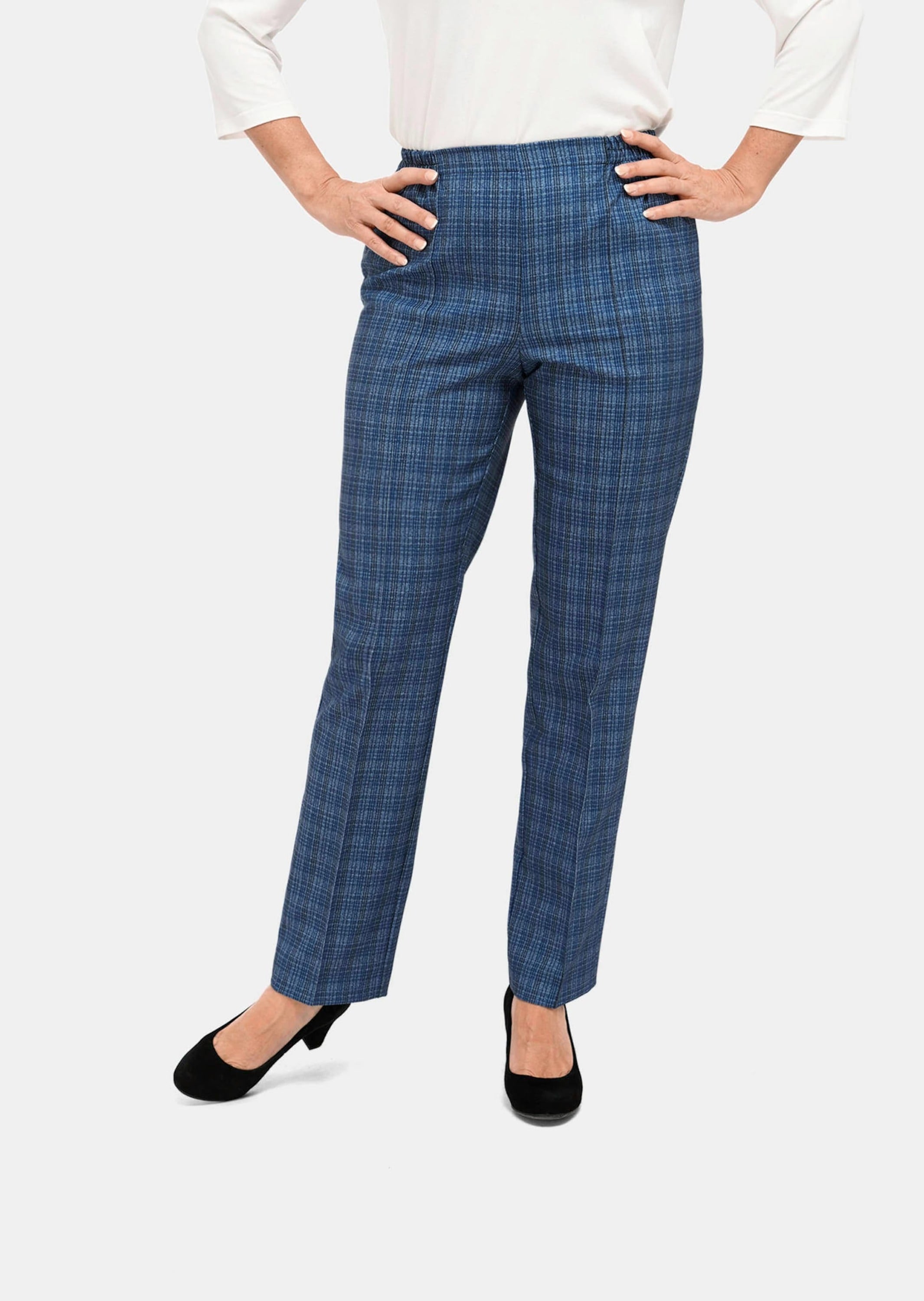 GOLDNER Schlupfhose »Karoschlupfhose Re-fresh Karoschlupfhose«