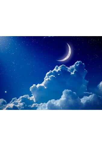 Papermoon Fototapetas »Night Sky with Moon«