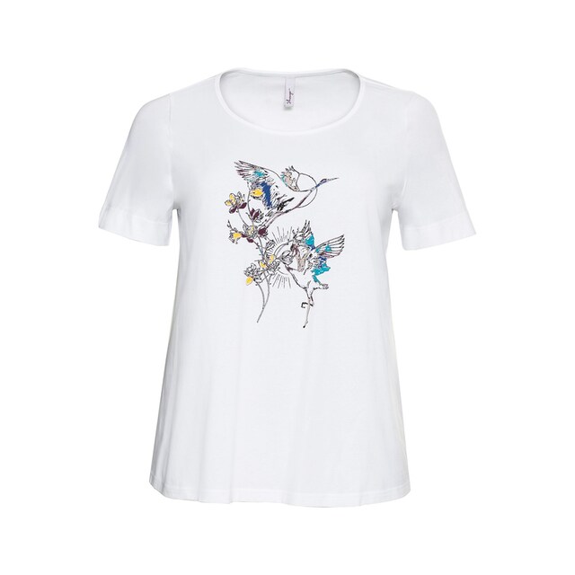 Sheego T-Shirt »Große Größen«, mit Frontdruck für bestellen | BAUR