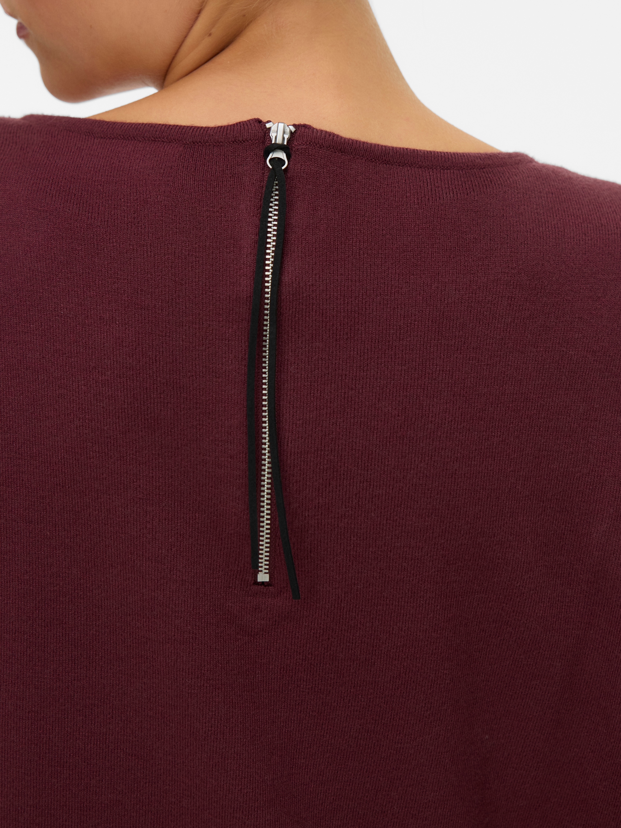 Vero Moda Rundhalspullover »VMBREEZE AURA LS ZIPPER BLOUSE NOOS«