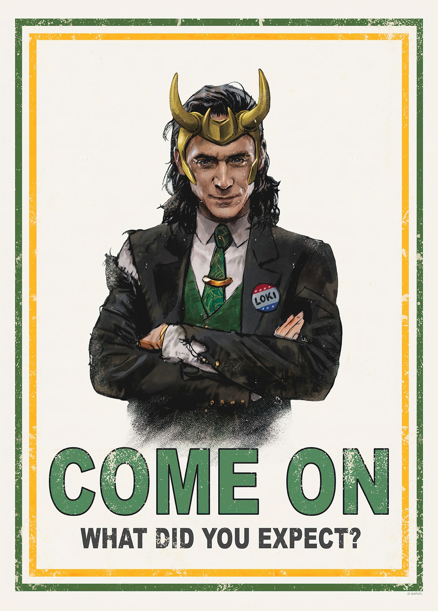 Komar Paveikslas »Loki for President« Disney...