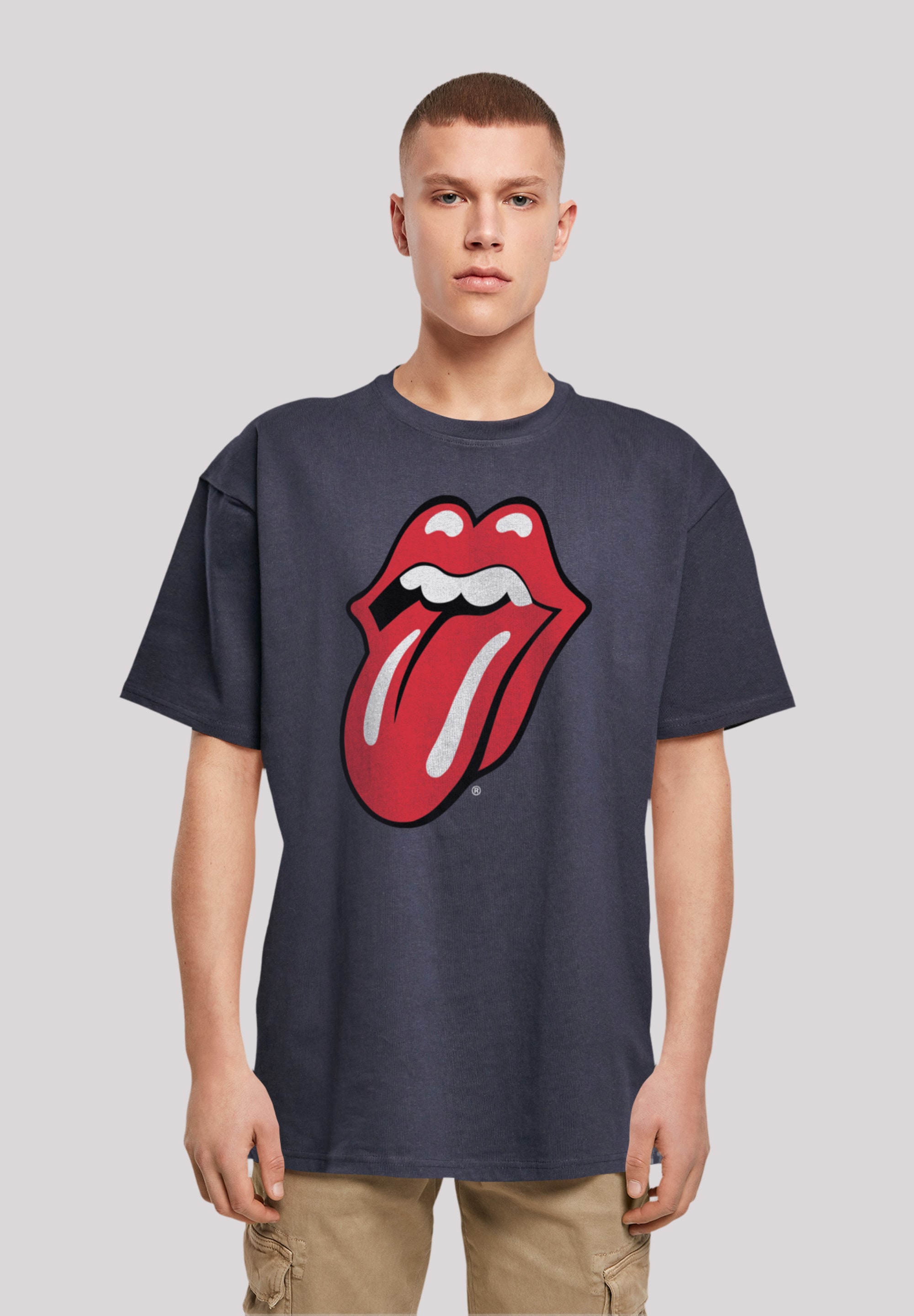 Rolling bestellen Stones F4NT4STIC Zunge BAUR Print Rot«, | »The T-Shirt ▷