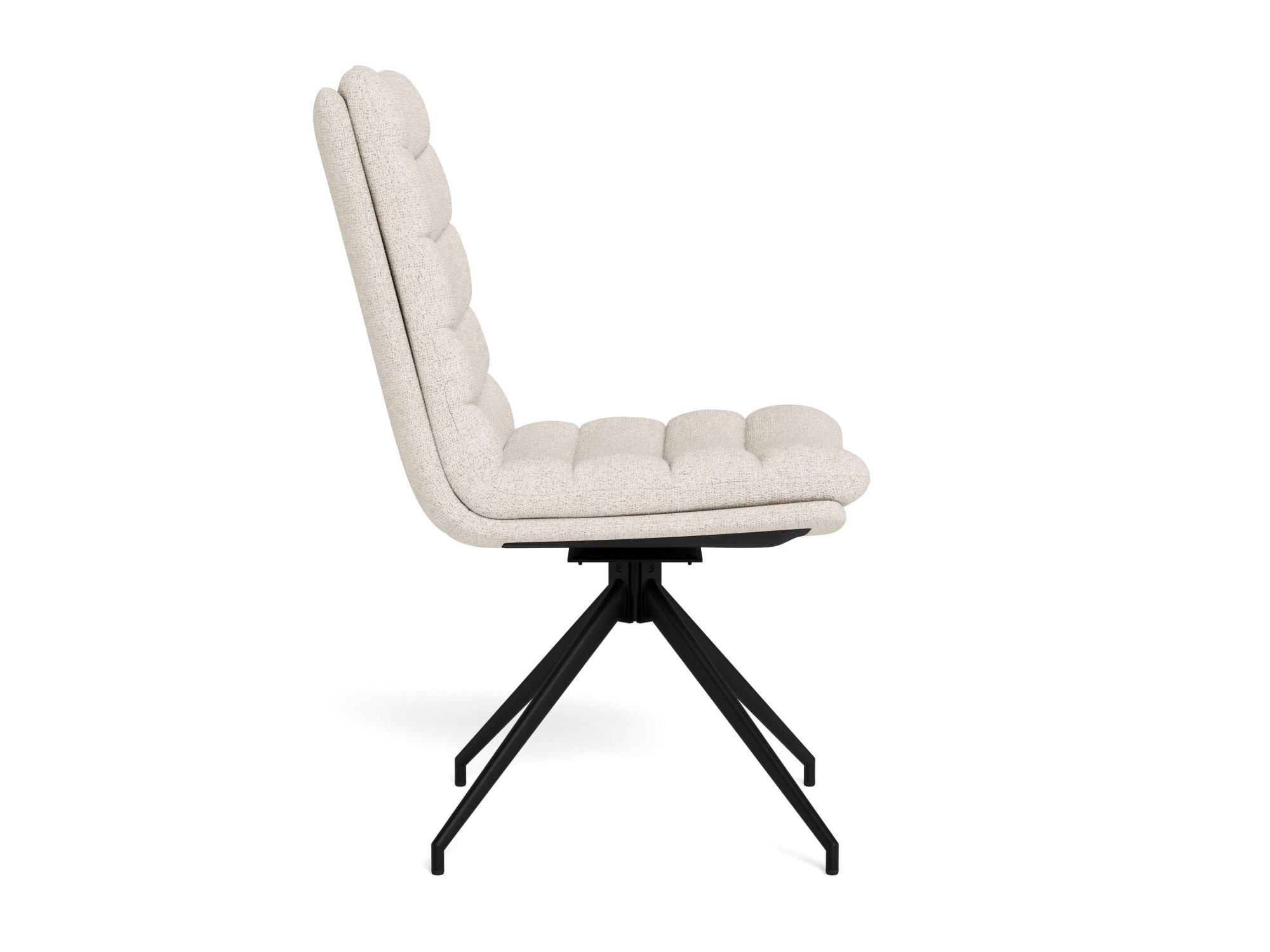 ACTONA GROUP Esszimmerstuhl »Grafton, Polsterstuhl, Stuhl« (Set) 2 Stk.Stuhl,  Bouclé, L-Form, Drehfunktion, Sitzhöhe 48,5