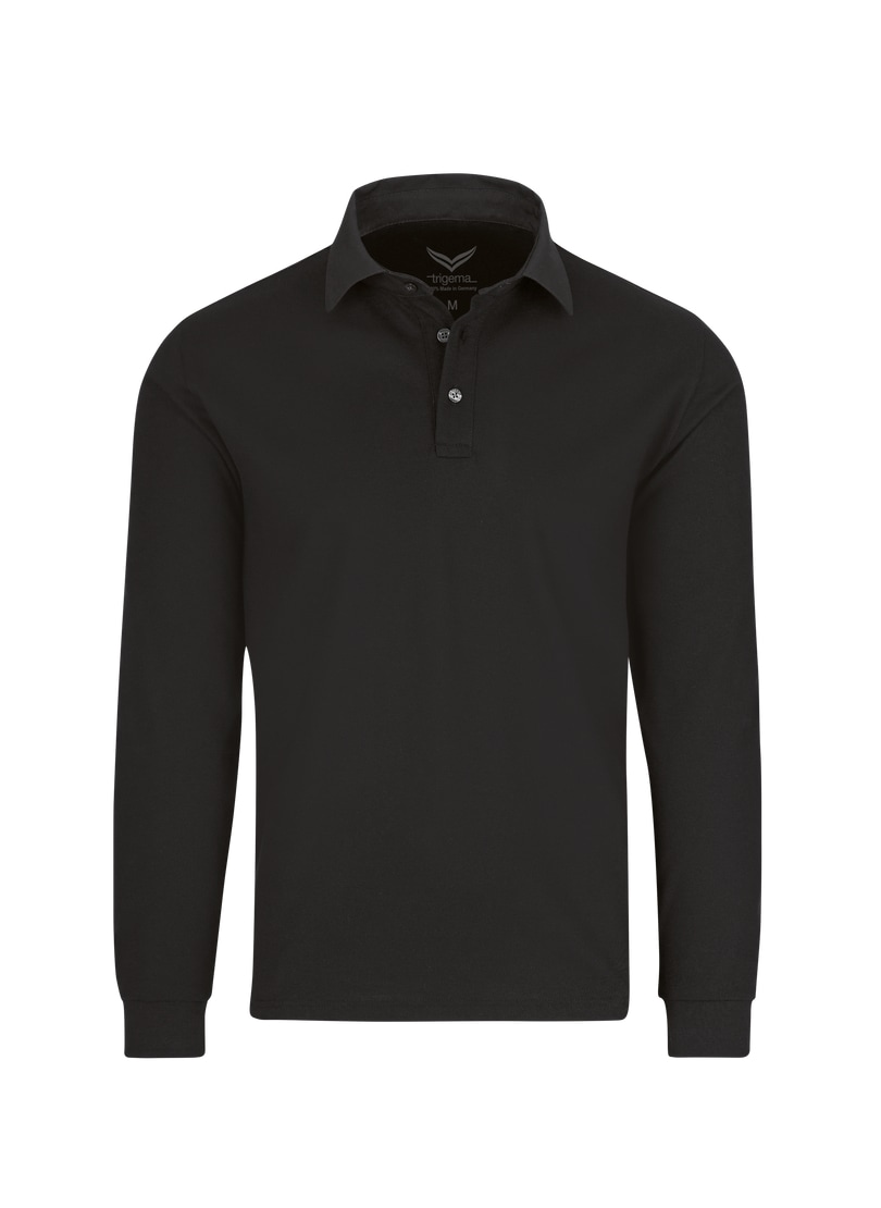 Trigema Poloshirt »TRIGEMA Business Langarm-Polo mit Hemdkragen«, (1 tlg.)