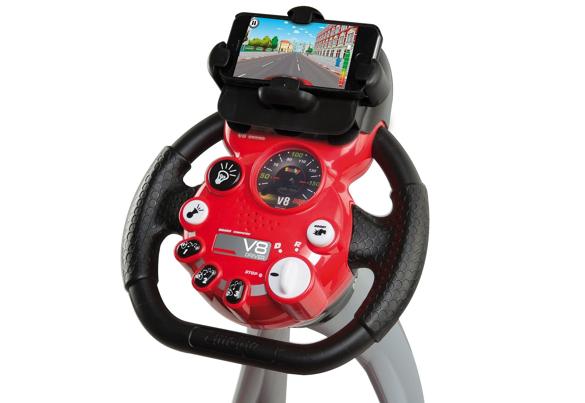 Smoby Lernspielzeug »V8 Driver Fahrsimulator + SmartphoneHalter