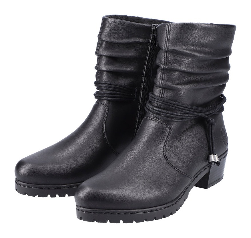 Bottines d'hiver femme Rieker Noir Pointure 39 3