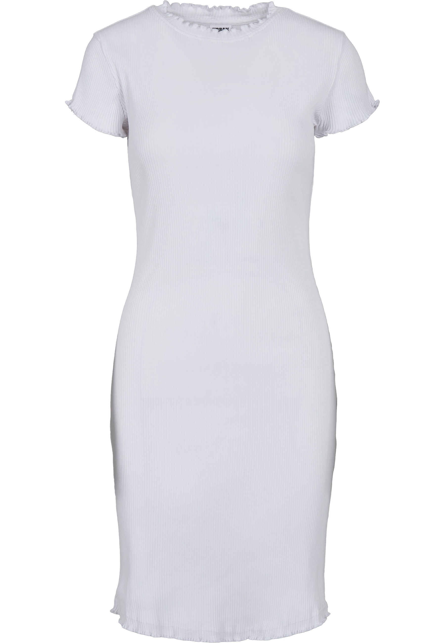 URBAN CLASSICS A-Linien-Kleid "Urban Classics Damen Ladies Rib Tee Dress" 1 Stk. tlg.