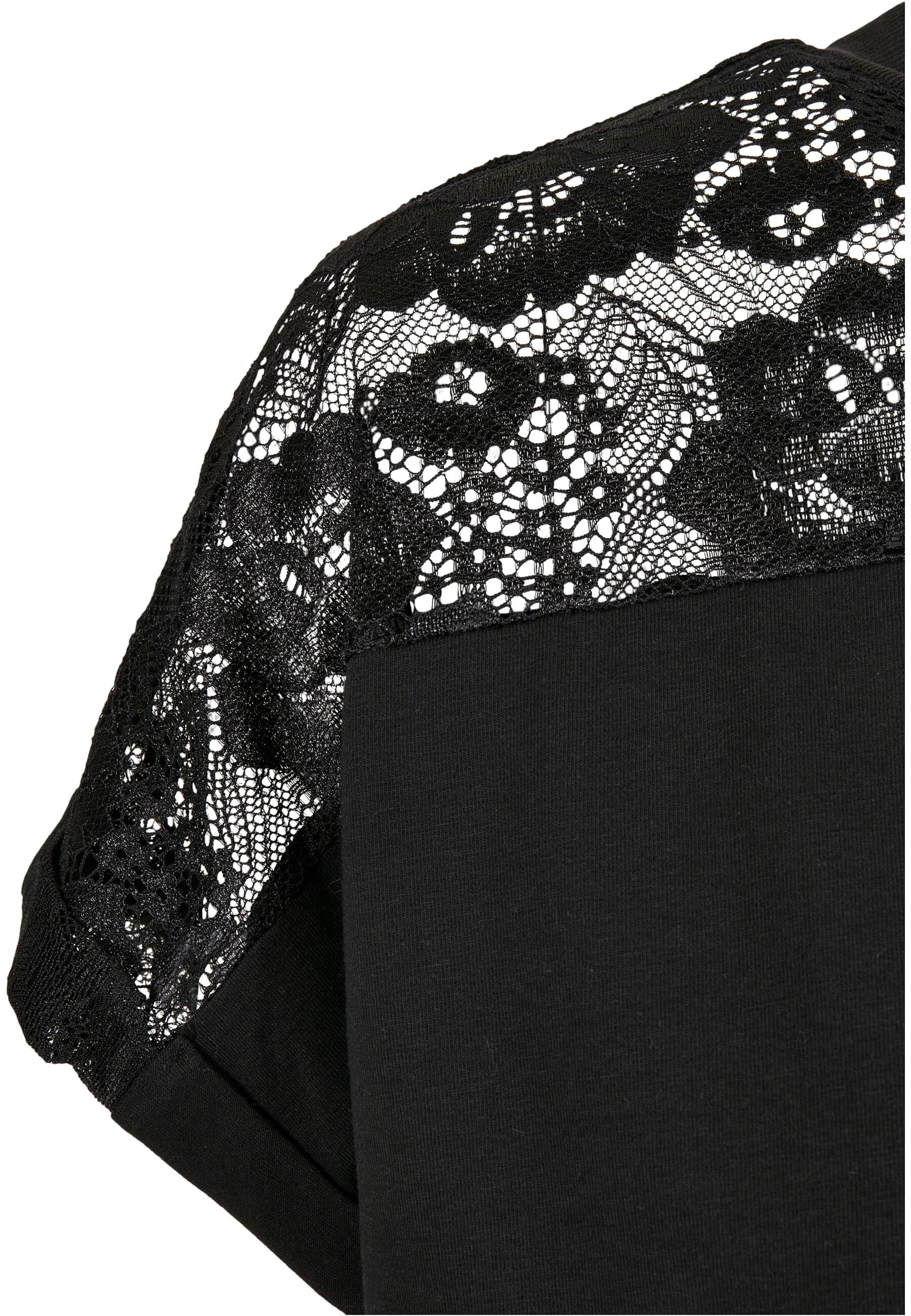 URBAN CLASSICS Shirtkleid »Urban Classics Damen Ladies Lace Tee Dress«, (1 tlg.)